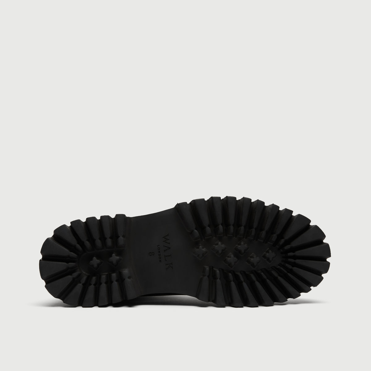Walk London Blackheath Hiking Boot black lug sole view
