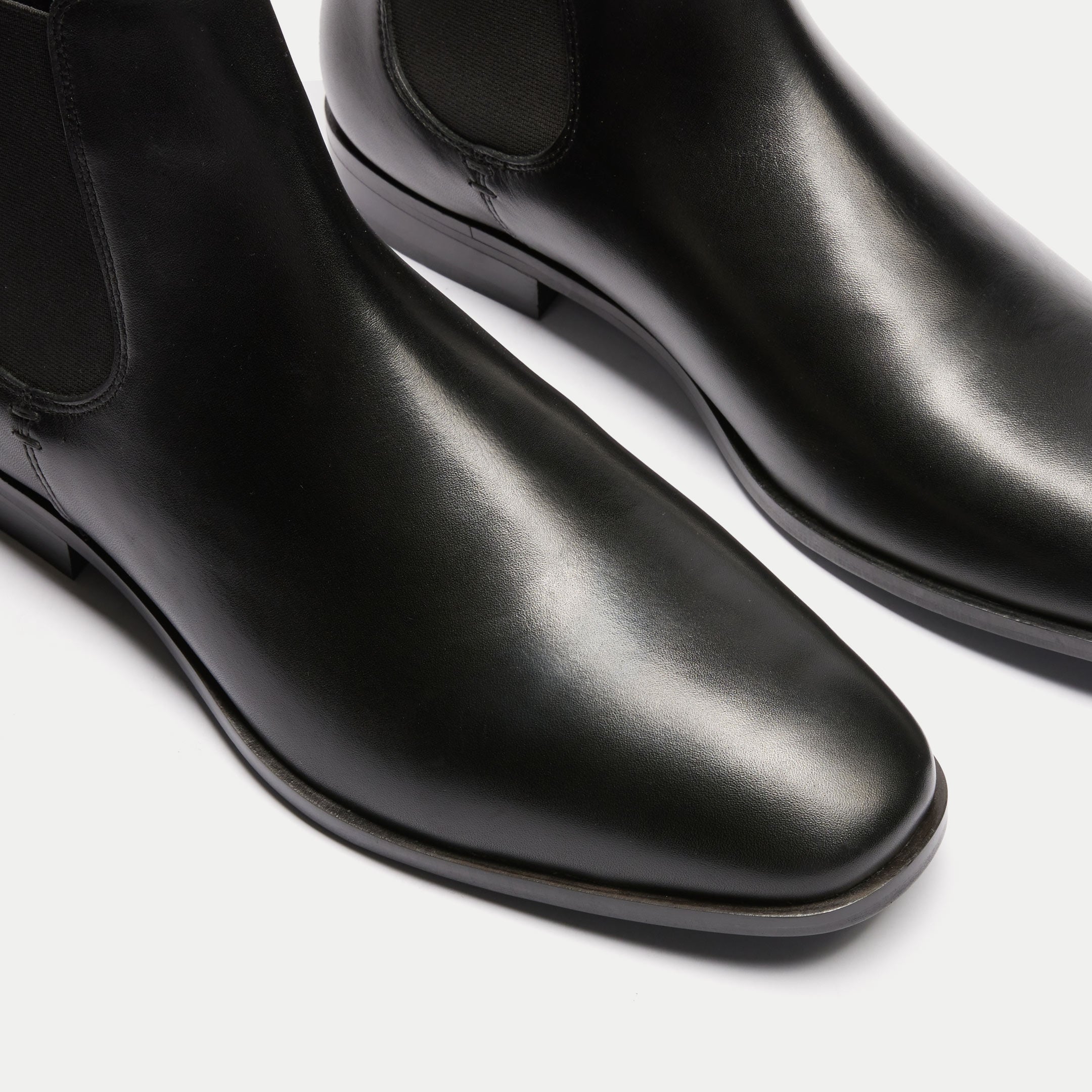 Walk London Mens Florence Chelsea Boot in Black Leather