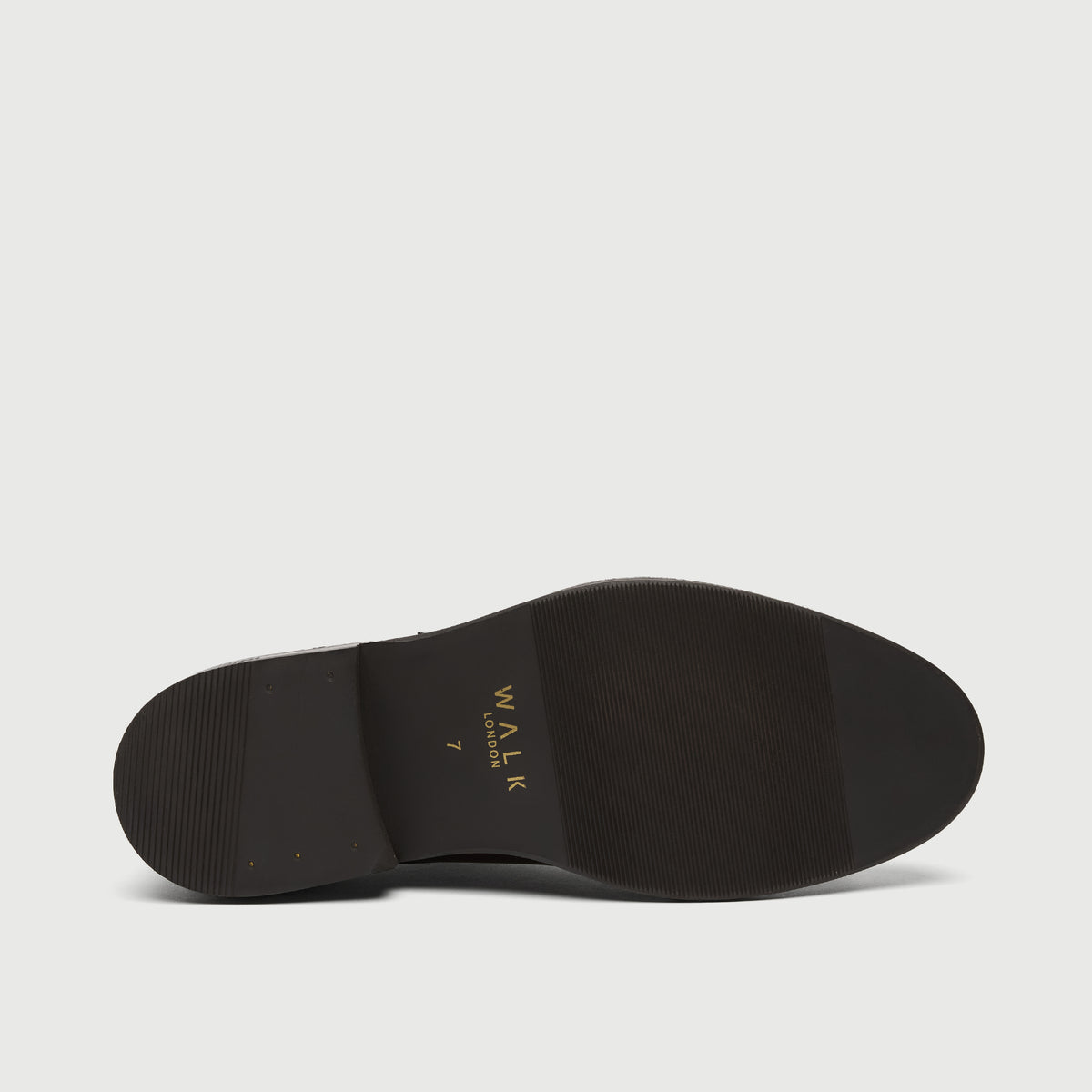 Walk London Mens Oliver Monk Strap Shoe in Brown Leather