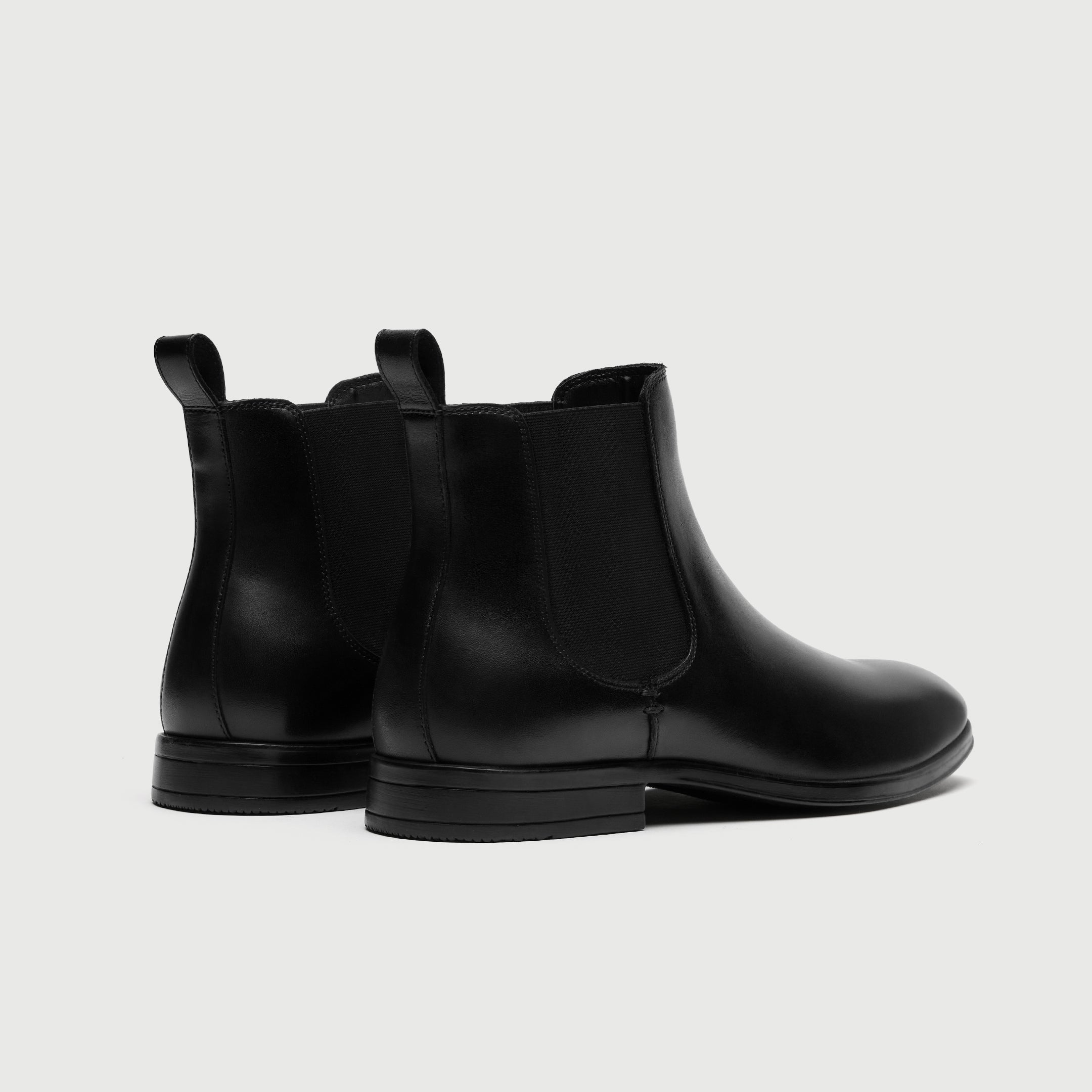 Walk London Oscar Chelsea Boot in Black Leather