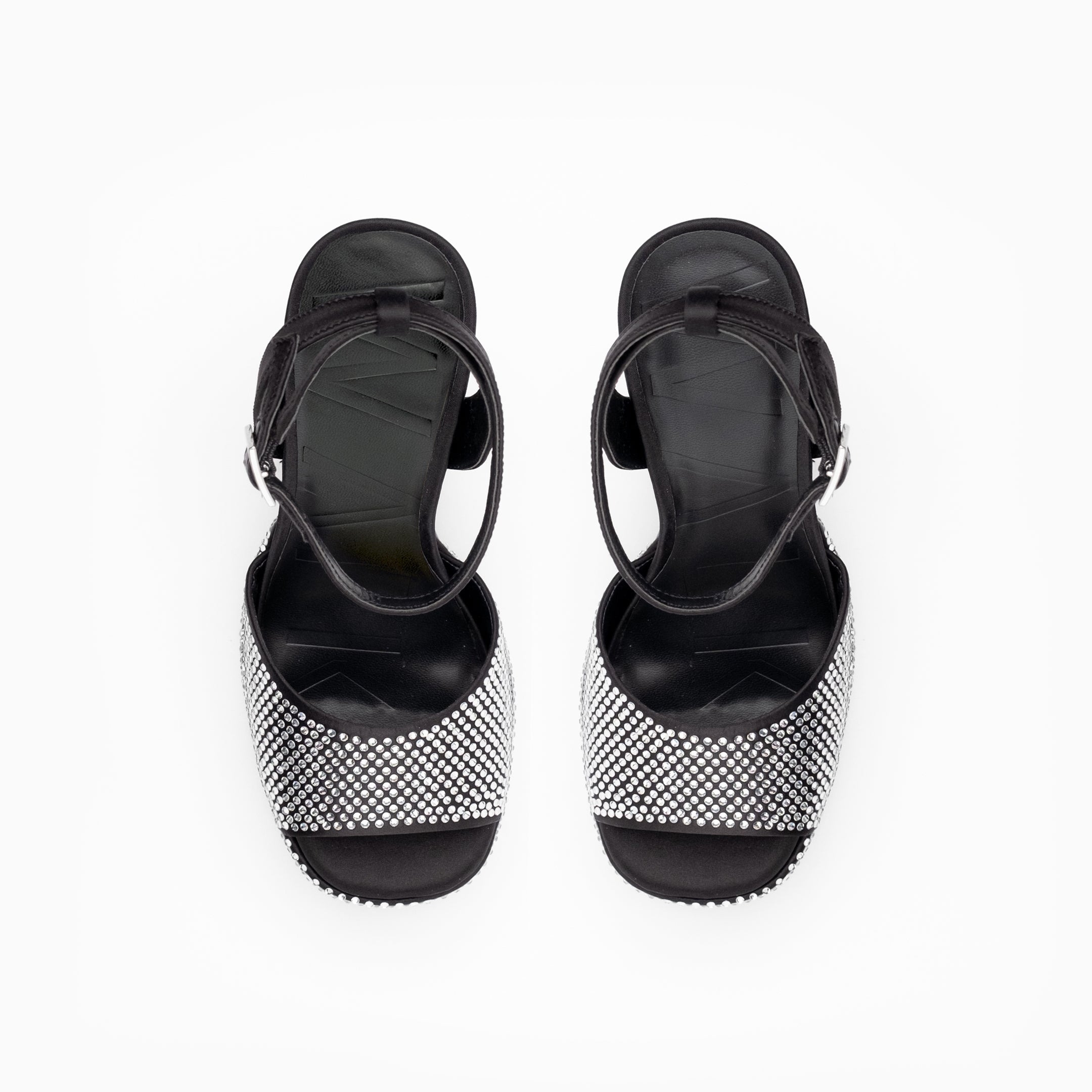 Walk London Womens Phoenix Heeled Platform Sandal