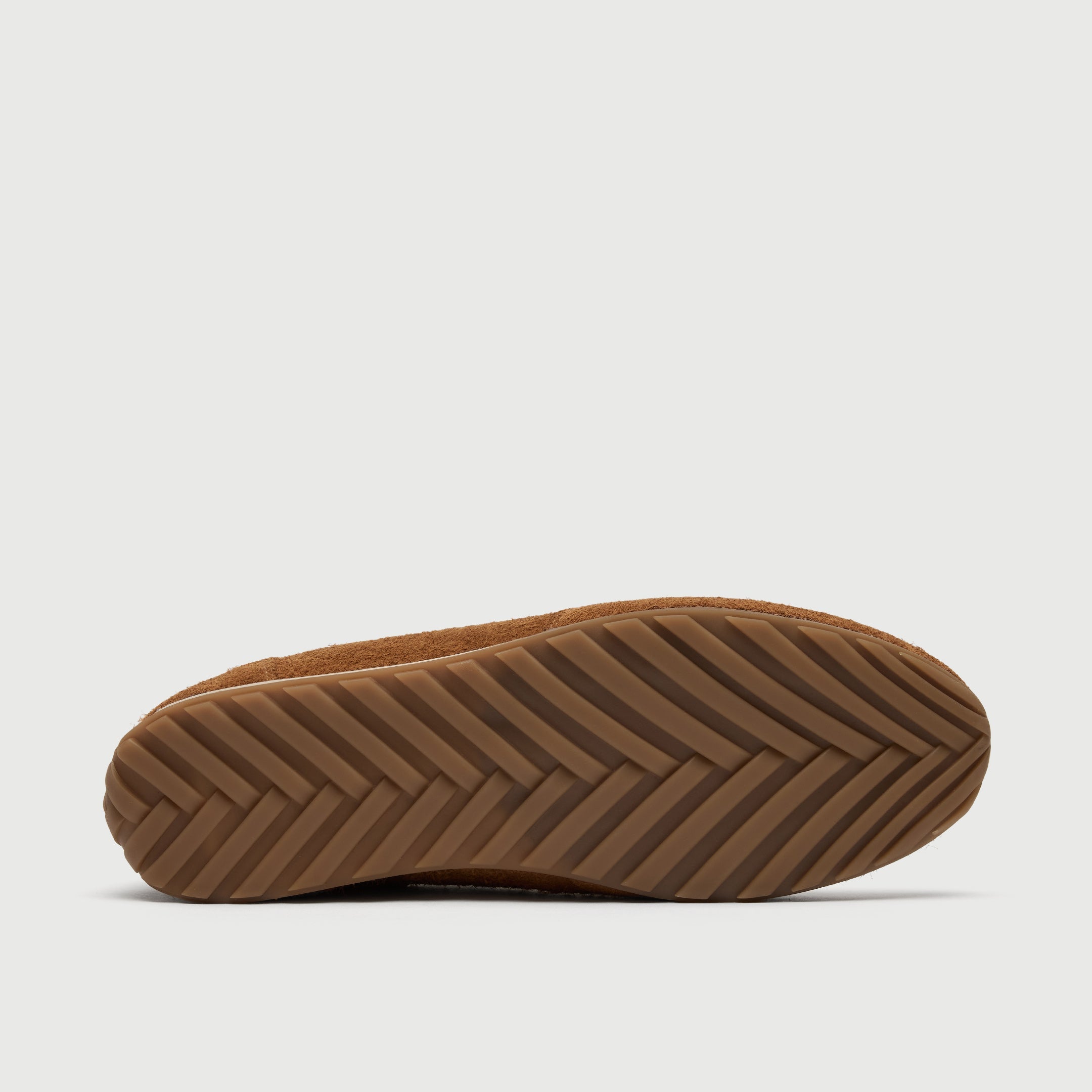 Walk London Bologna Trainer in tan hairy suede with tan gum rubber sole view