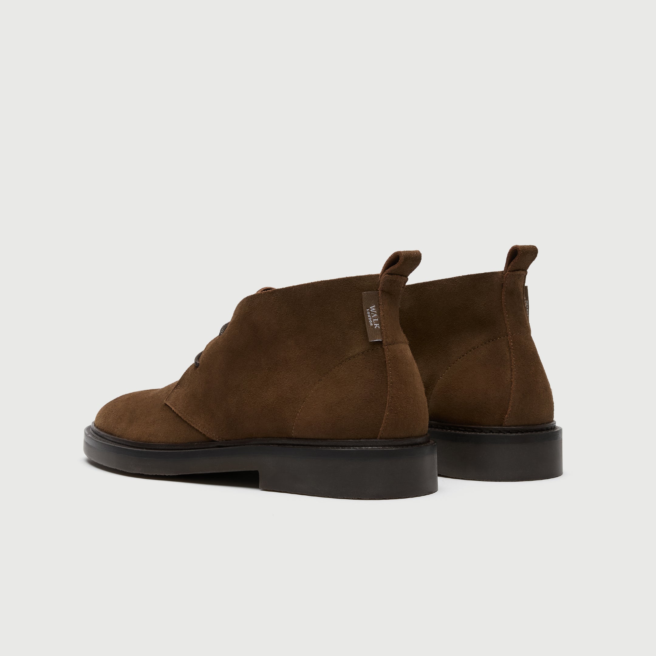 Walk London Mens Camden Chukka Boot - Tan Suede