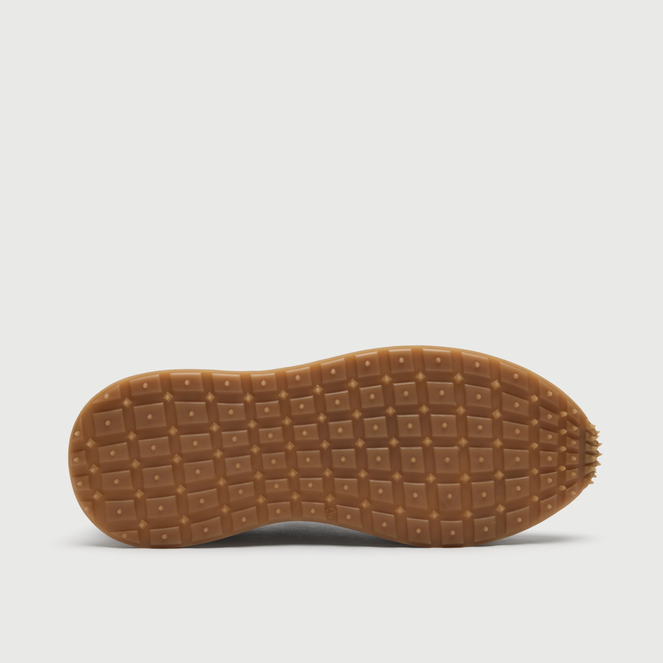 Walk London Hampstead Trainer with tan spiked sole
