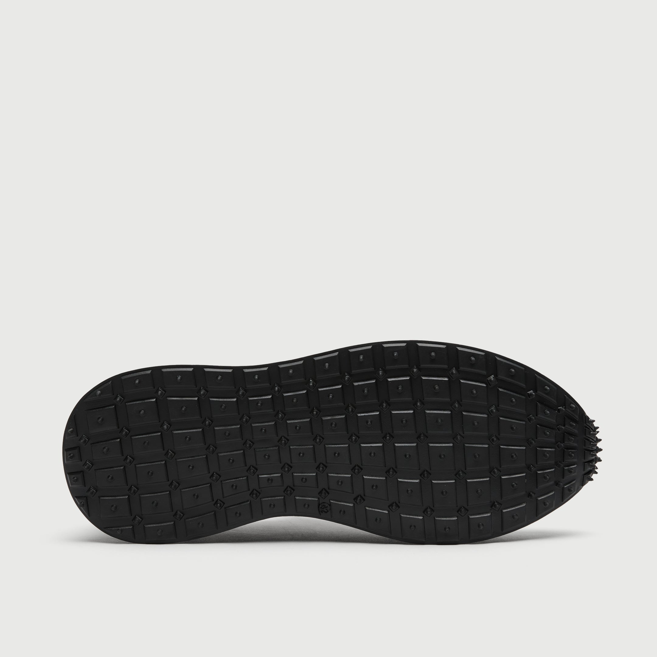 Walk London Hampstead Hiking Style Trainer black spiked sole