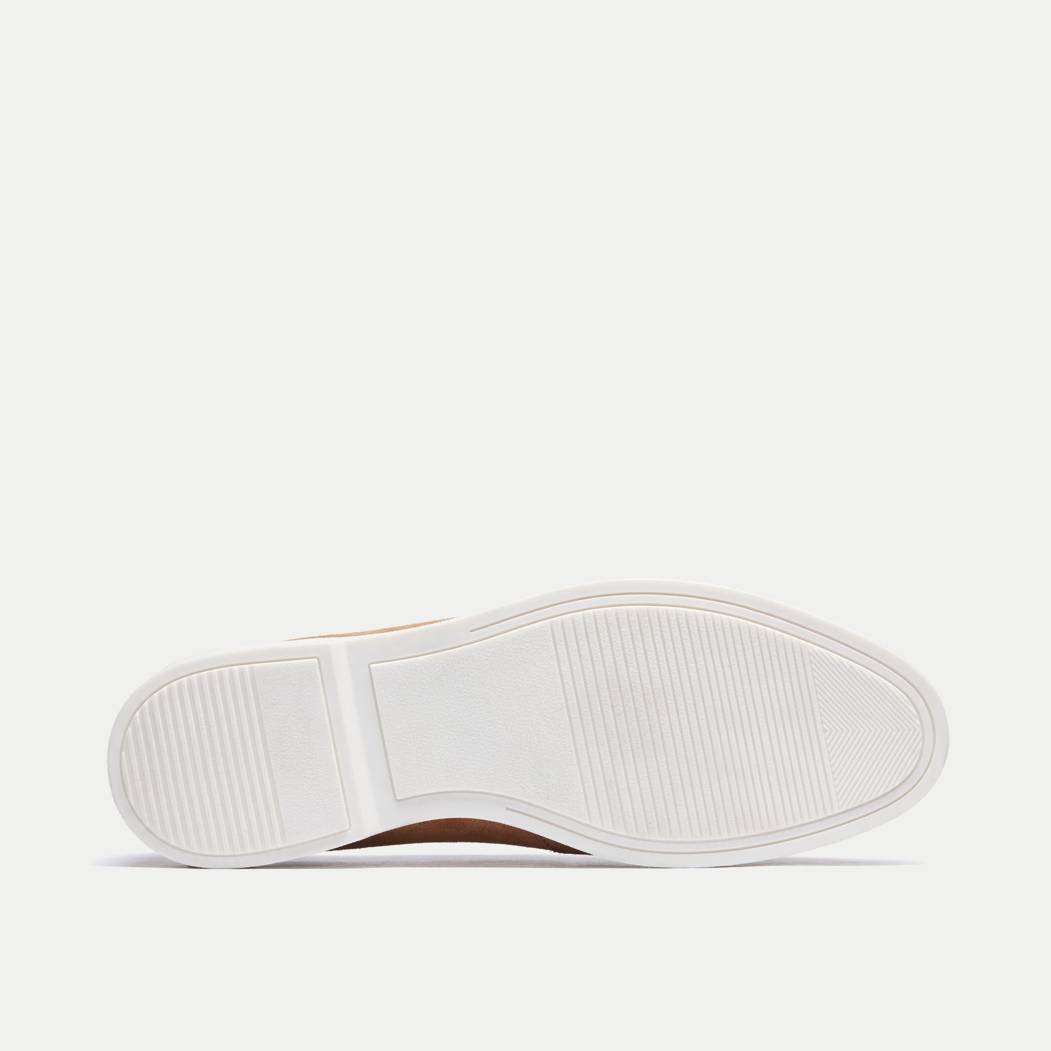 Walk London Mens Joshua Saddle Loafer in Tan Suede