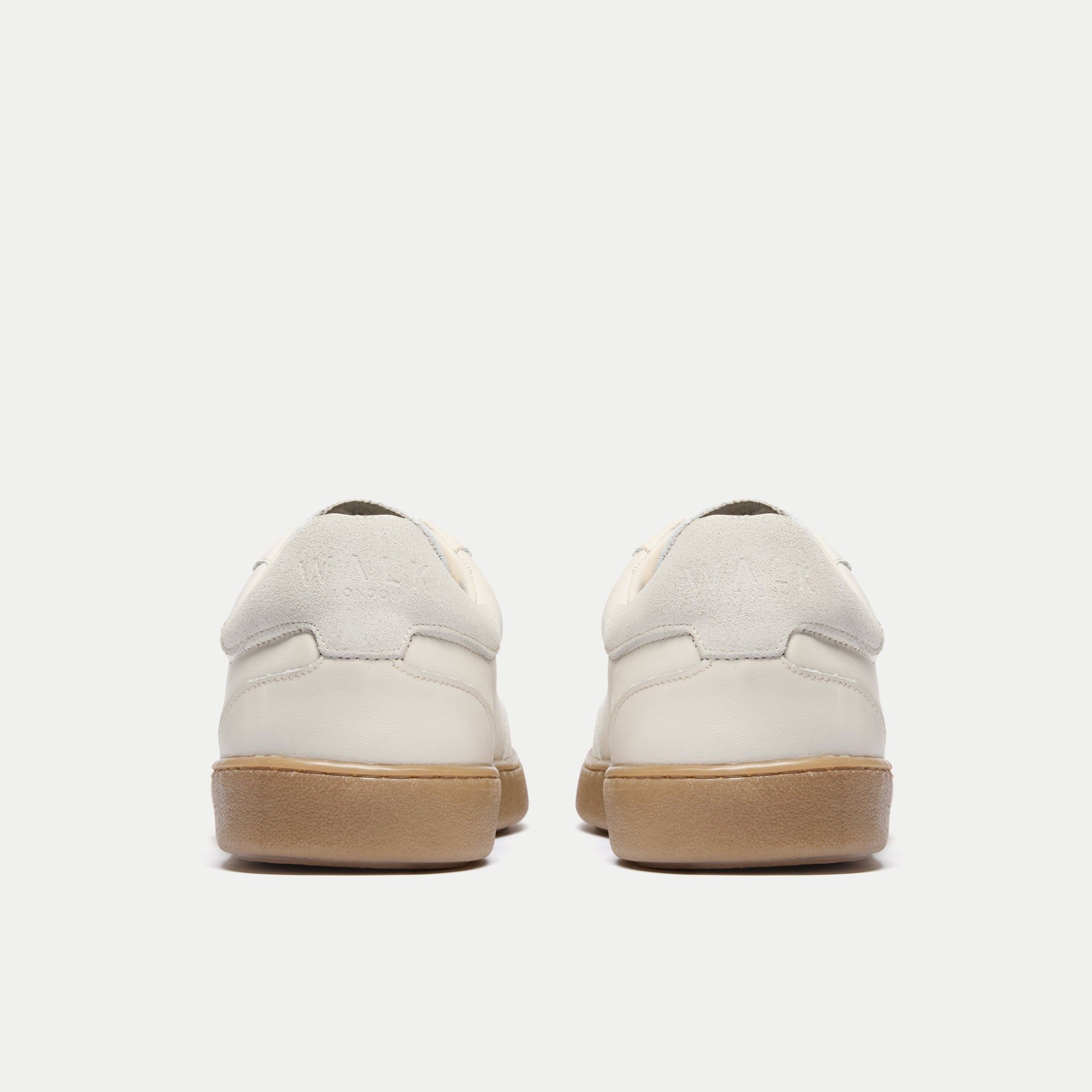 Mens Lisbon Trainer in Off White Leather | Walk London