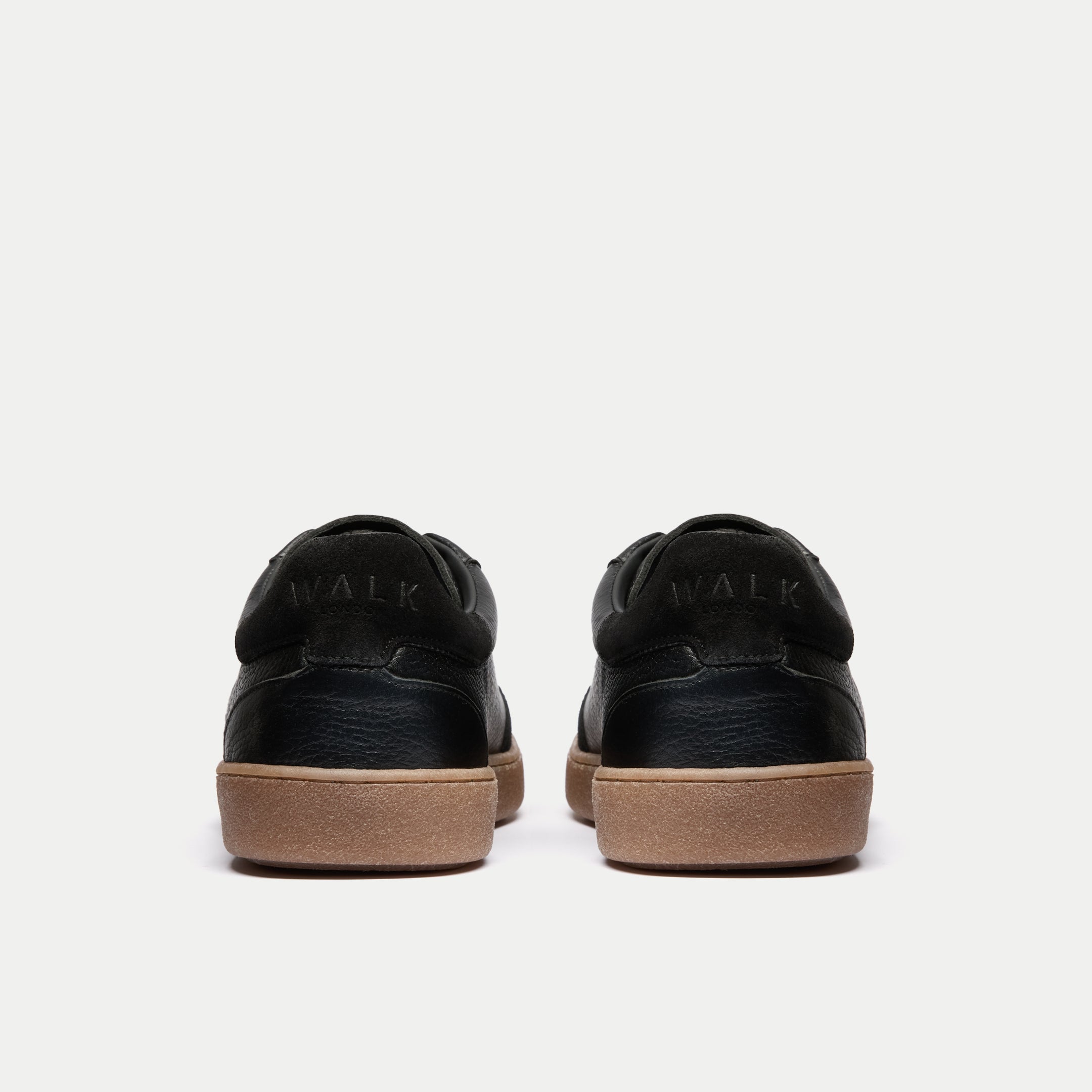 Mens Lisbon Trainer in Black Leather | Walk London