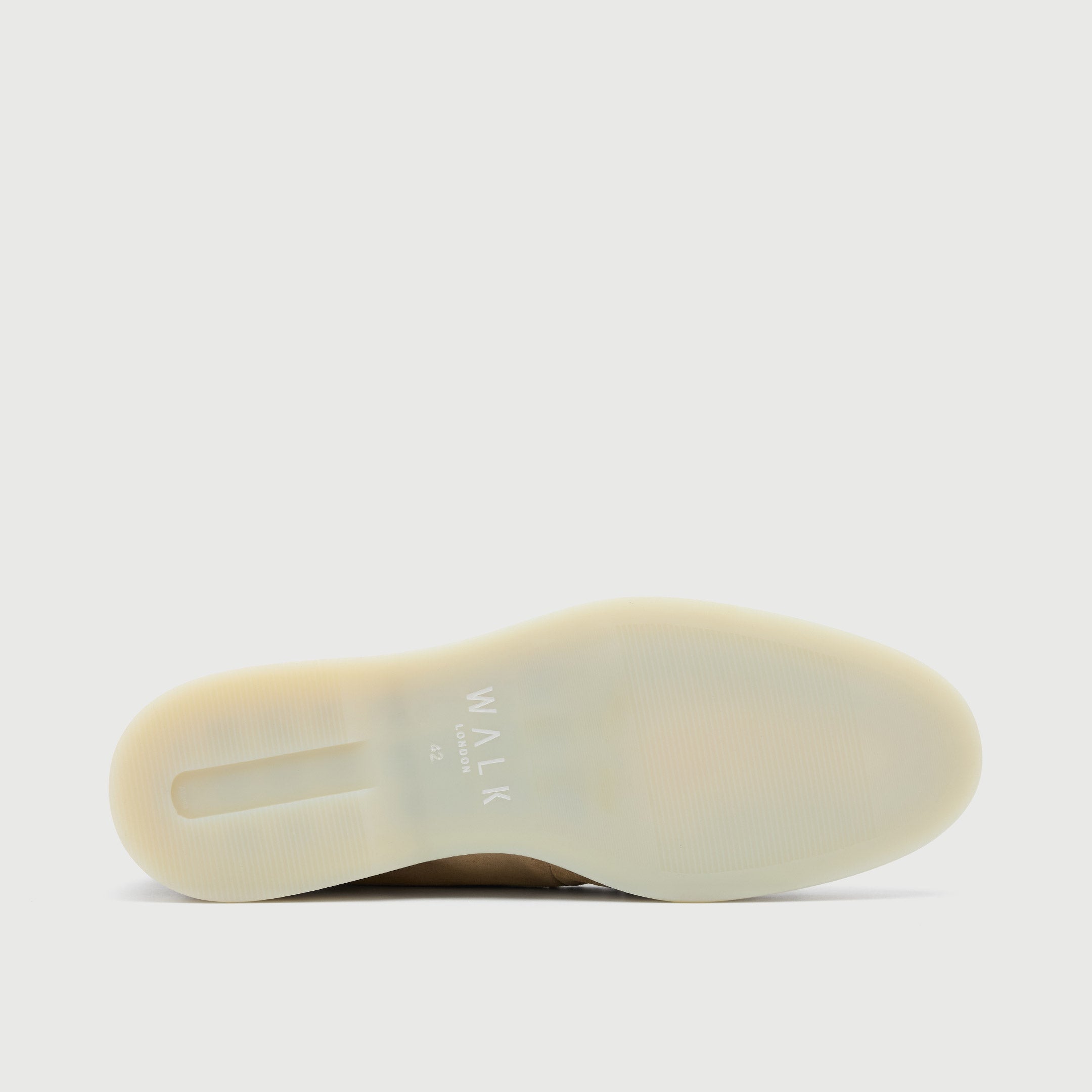 Walk London Mens Monaco Slip On Loafer in Taupe Suede