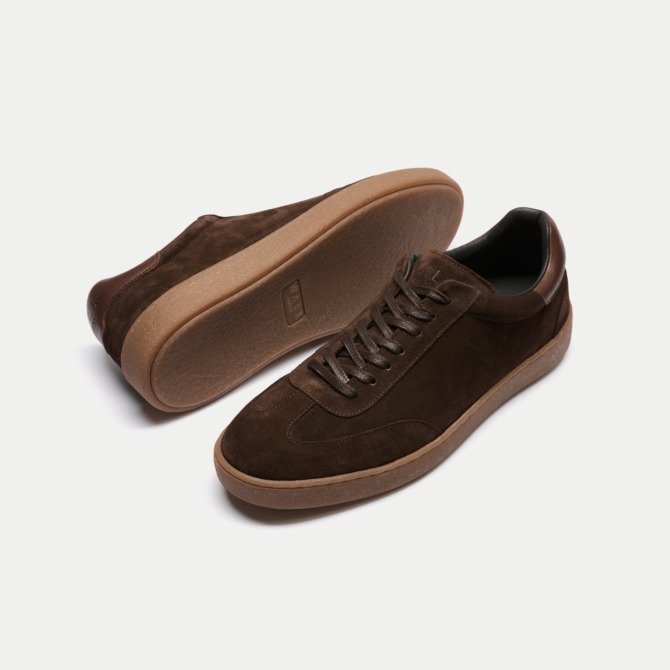 Mens Porto Trainer in Brown Suede | Walk London