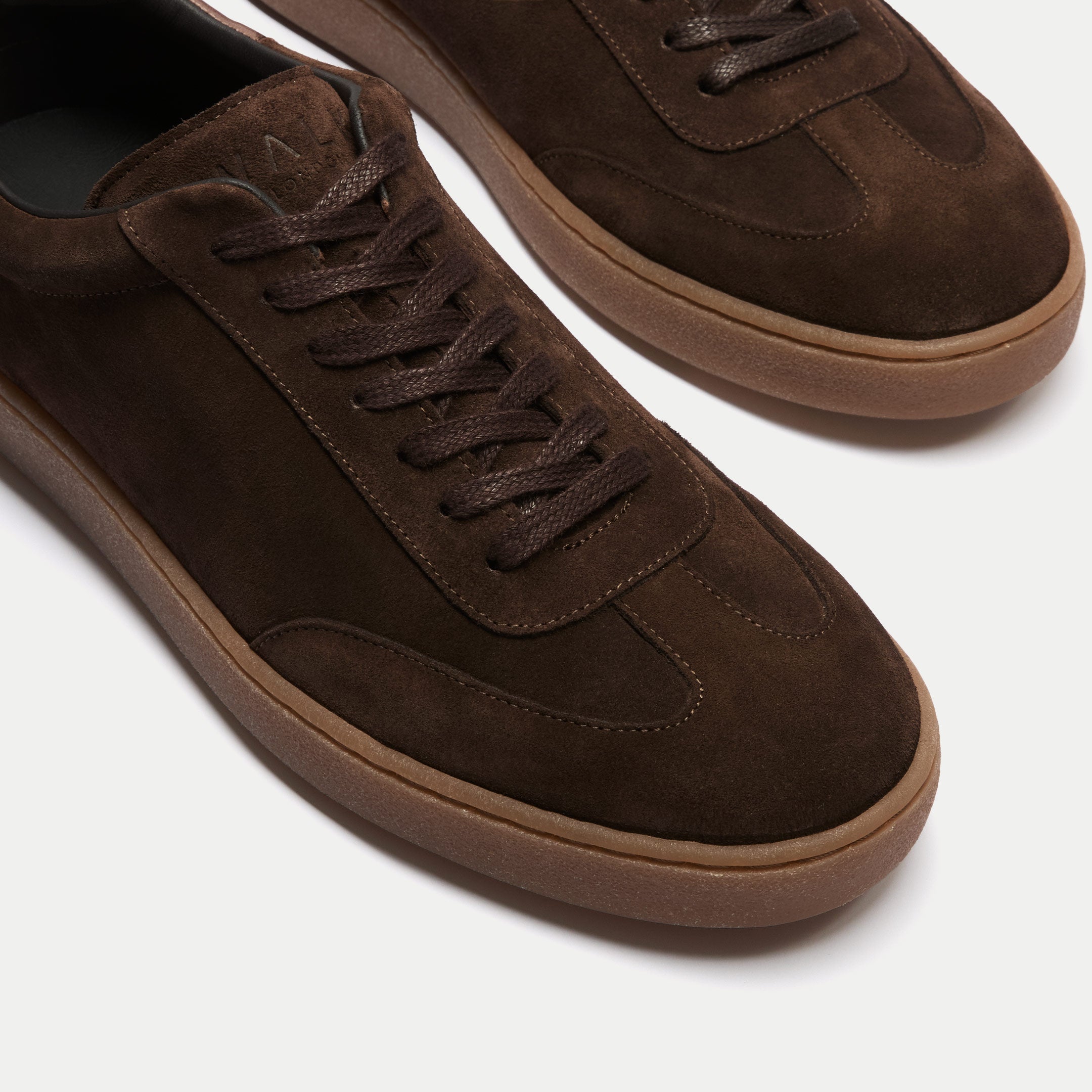 Mens Porto Trainer in Brown Suede | Walk London