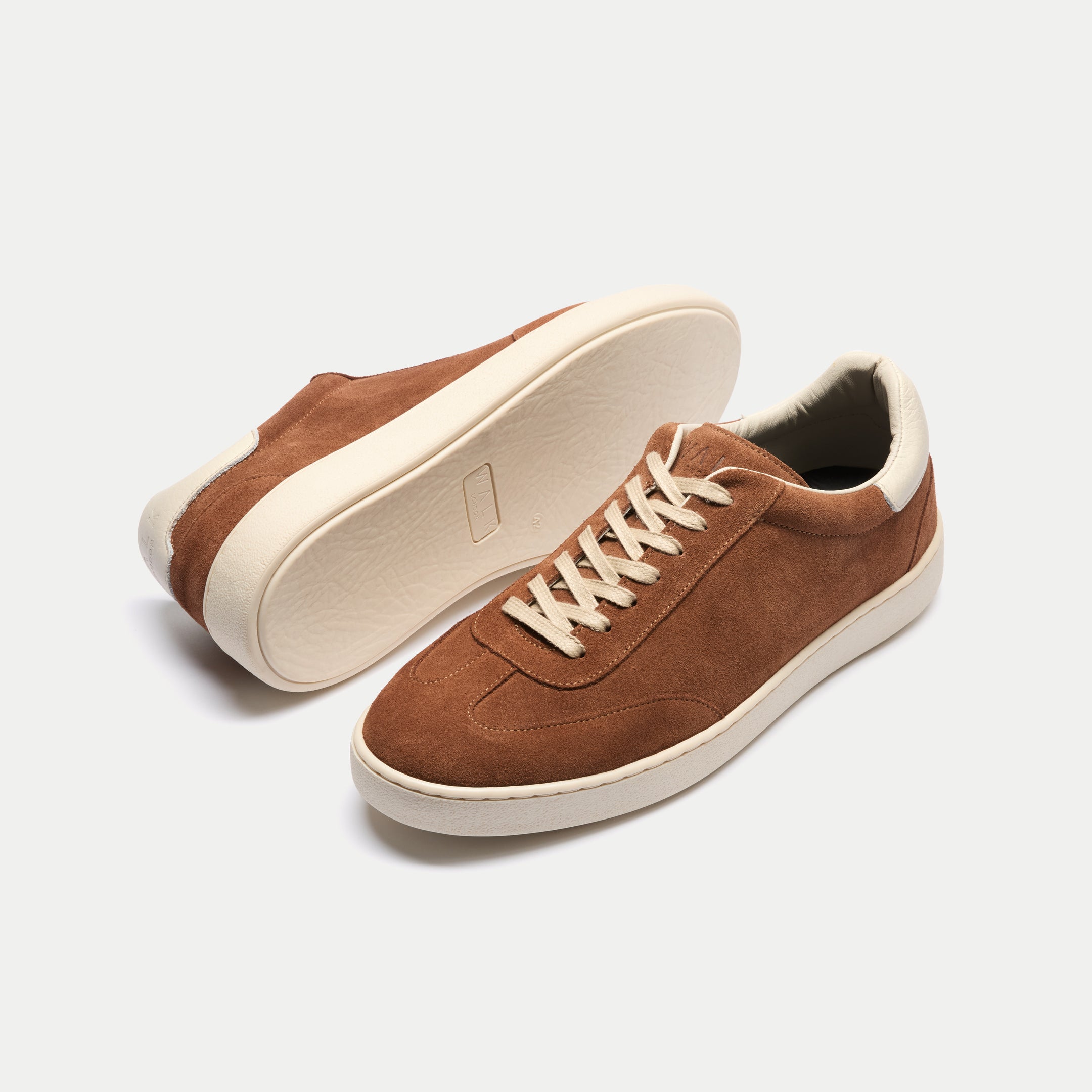 Mens Porto Trainer in Tan Suede | Walk London