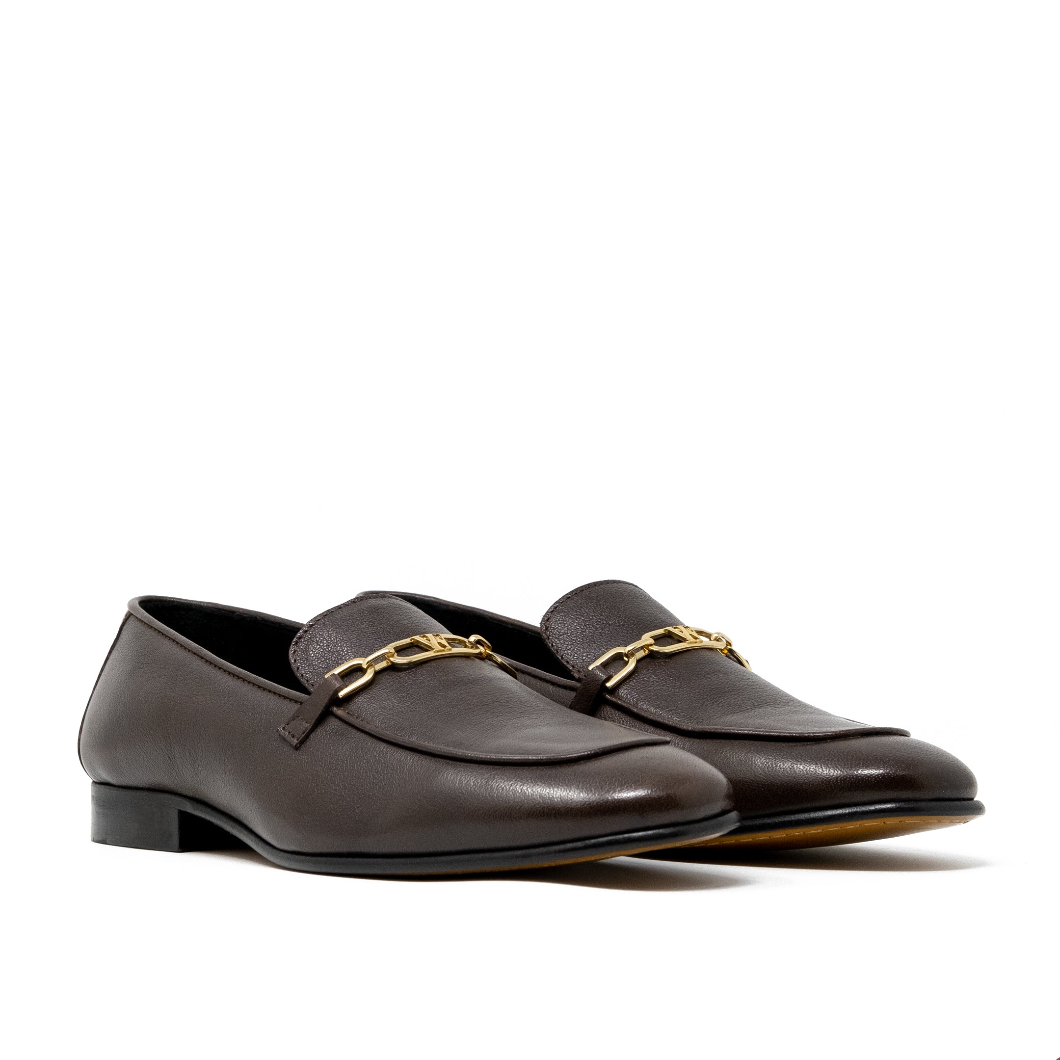 Como Trim Loafer - Brown Leather