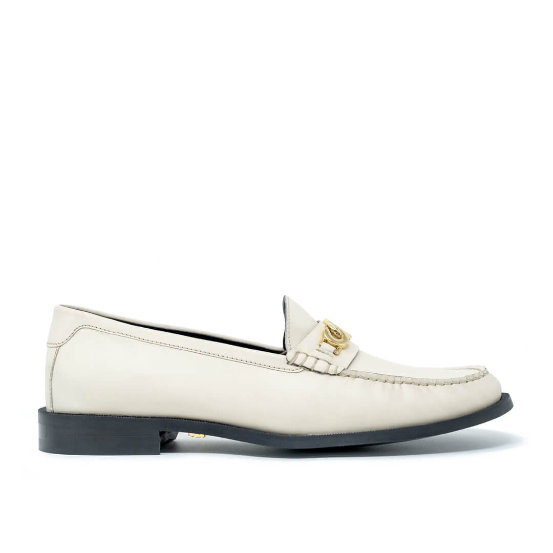 WALK London Riva Chain Off White Leather
