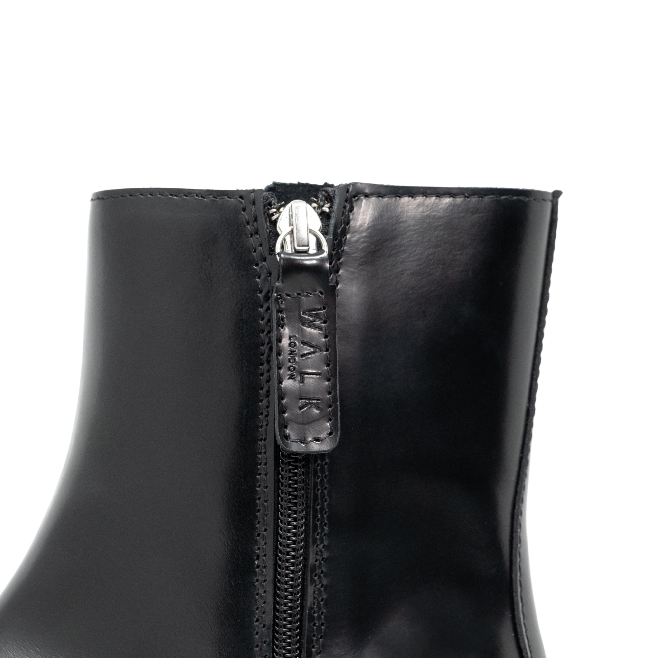 Abbey Zip Up Cuban Heel Boot