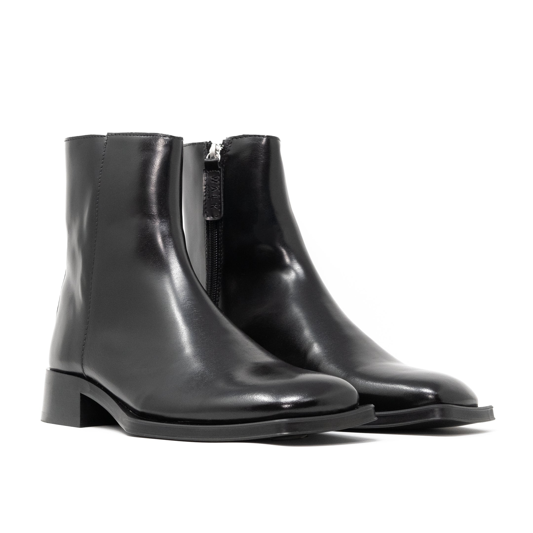 Abbey Zip Up Cuban Heel Boot