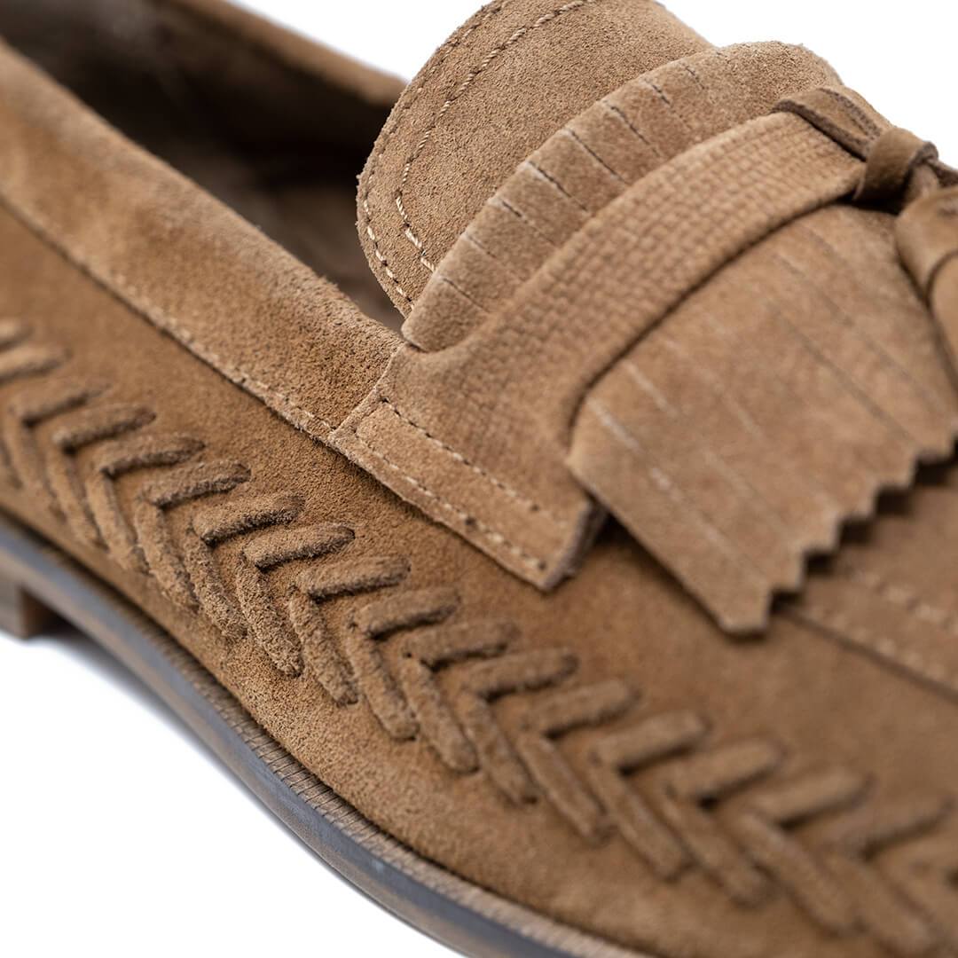 Arrow Tassel Loafers