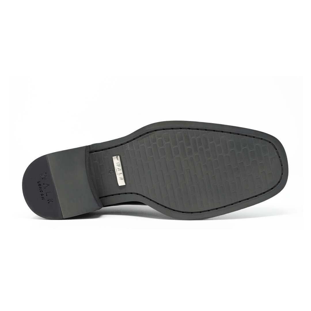 WALK London Austin Chelsea Black Leather