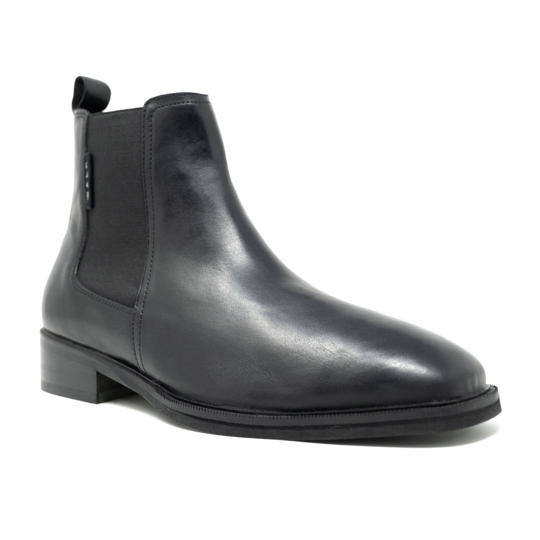 WALK London Austin Chelsea Black Leather