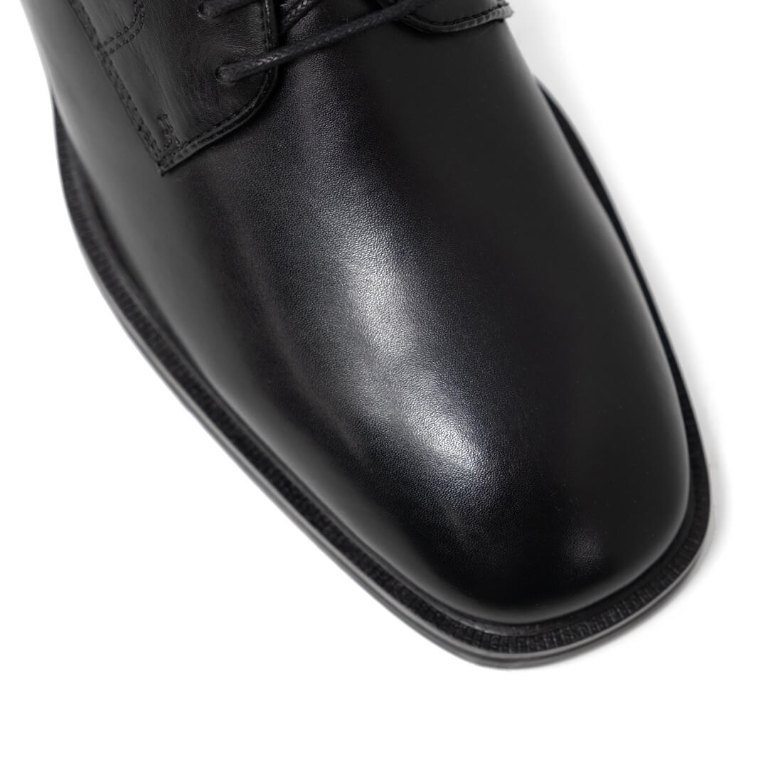 WALK London Austin Derby Black Leather