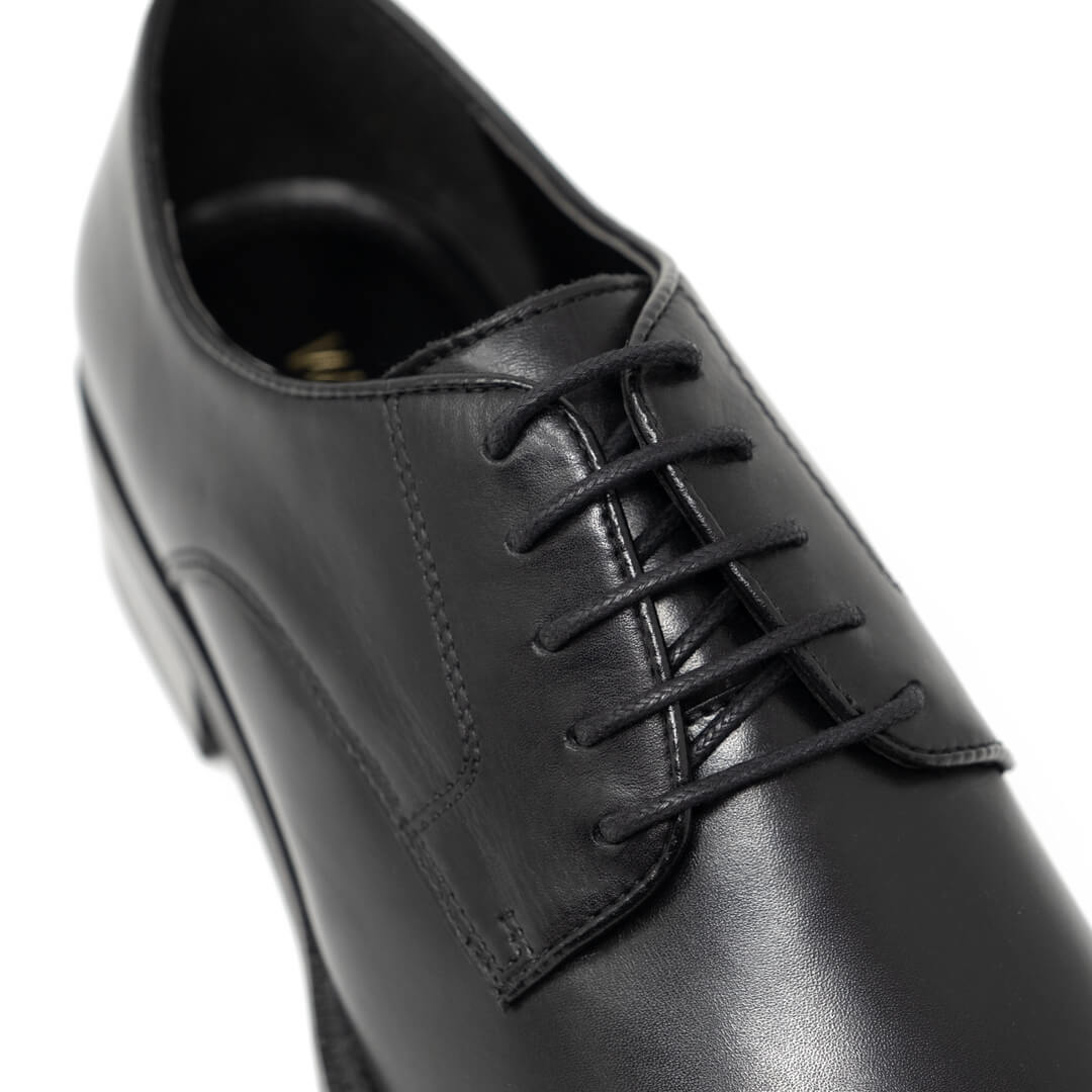 WALK London Austin Derby Black Leather