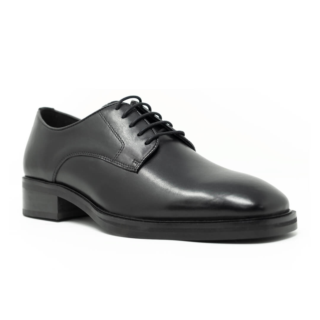 WALK London Austin Derby Black Leather