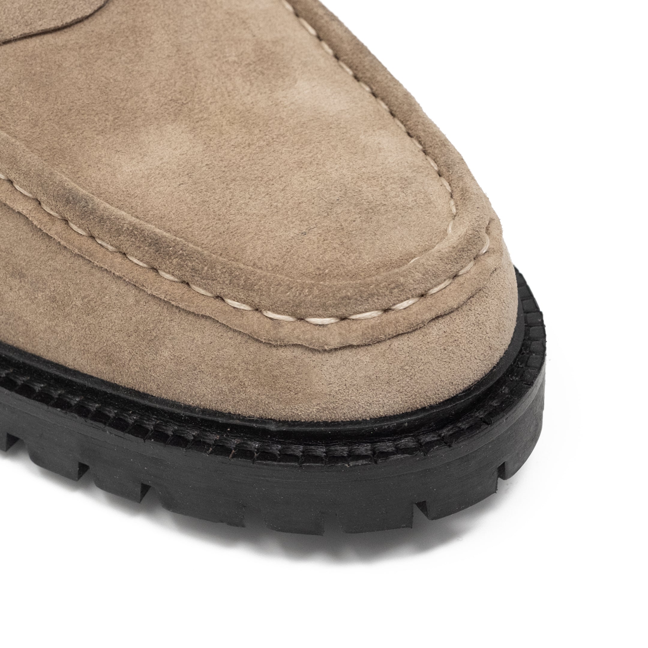 Walk London Campus Saddle Loafer: Apron Toe Detail