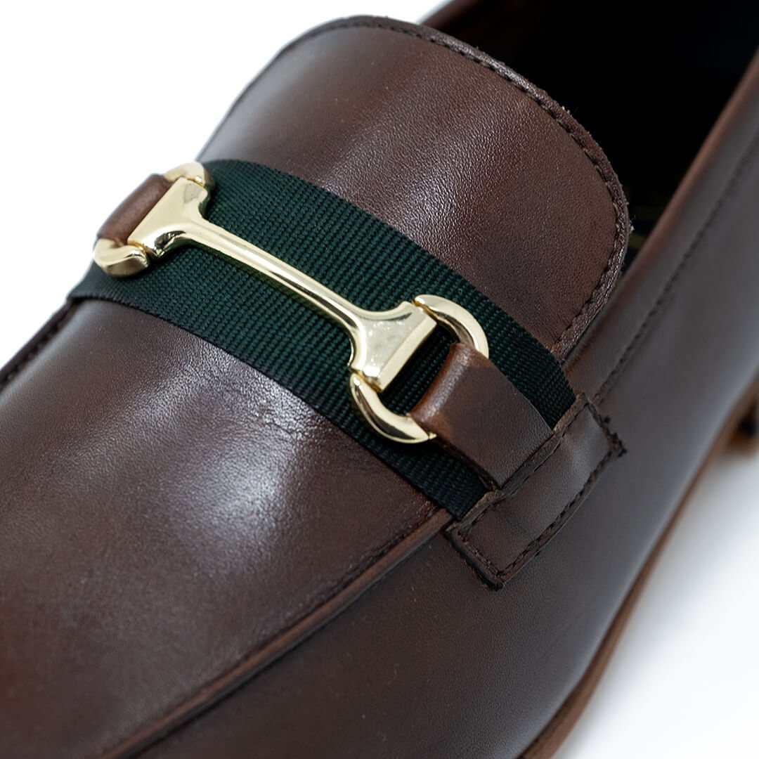 Mens Gold Trim Loafer