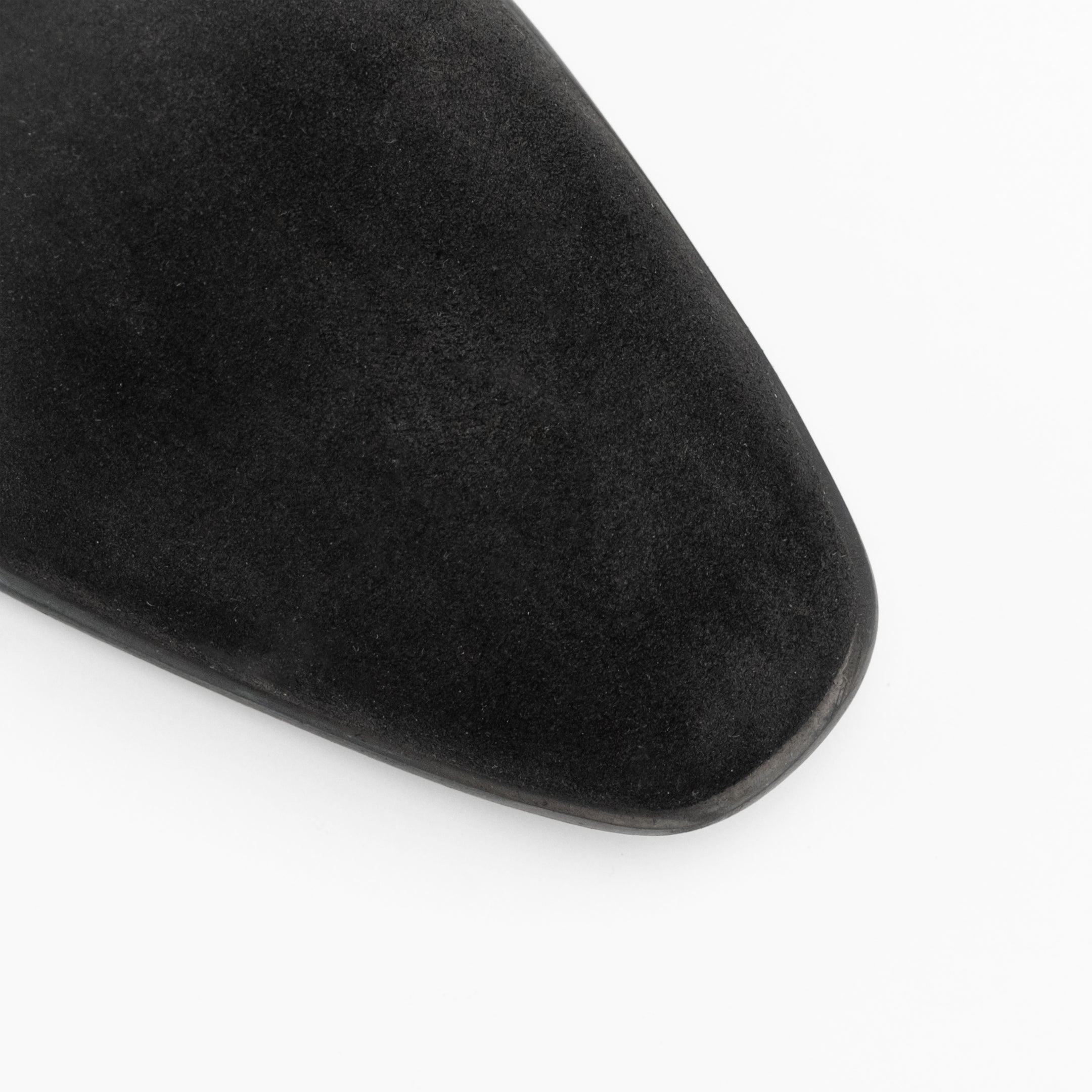 Walk London Mens City Chelsea Boot in Black Suede