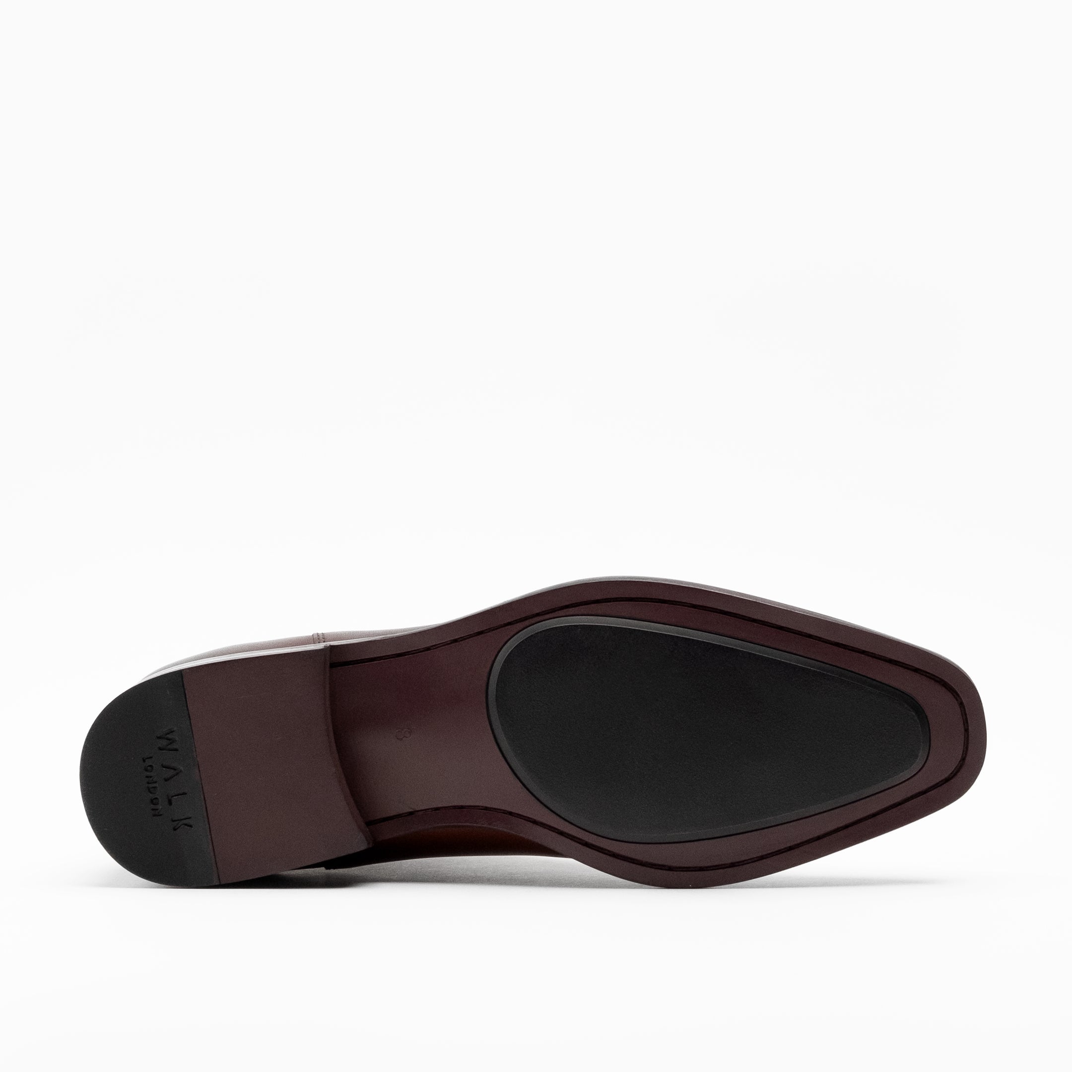 Walk London Mens City Chelsea Boot in Brown Leather