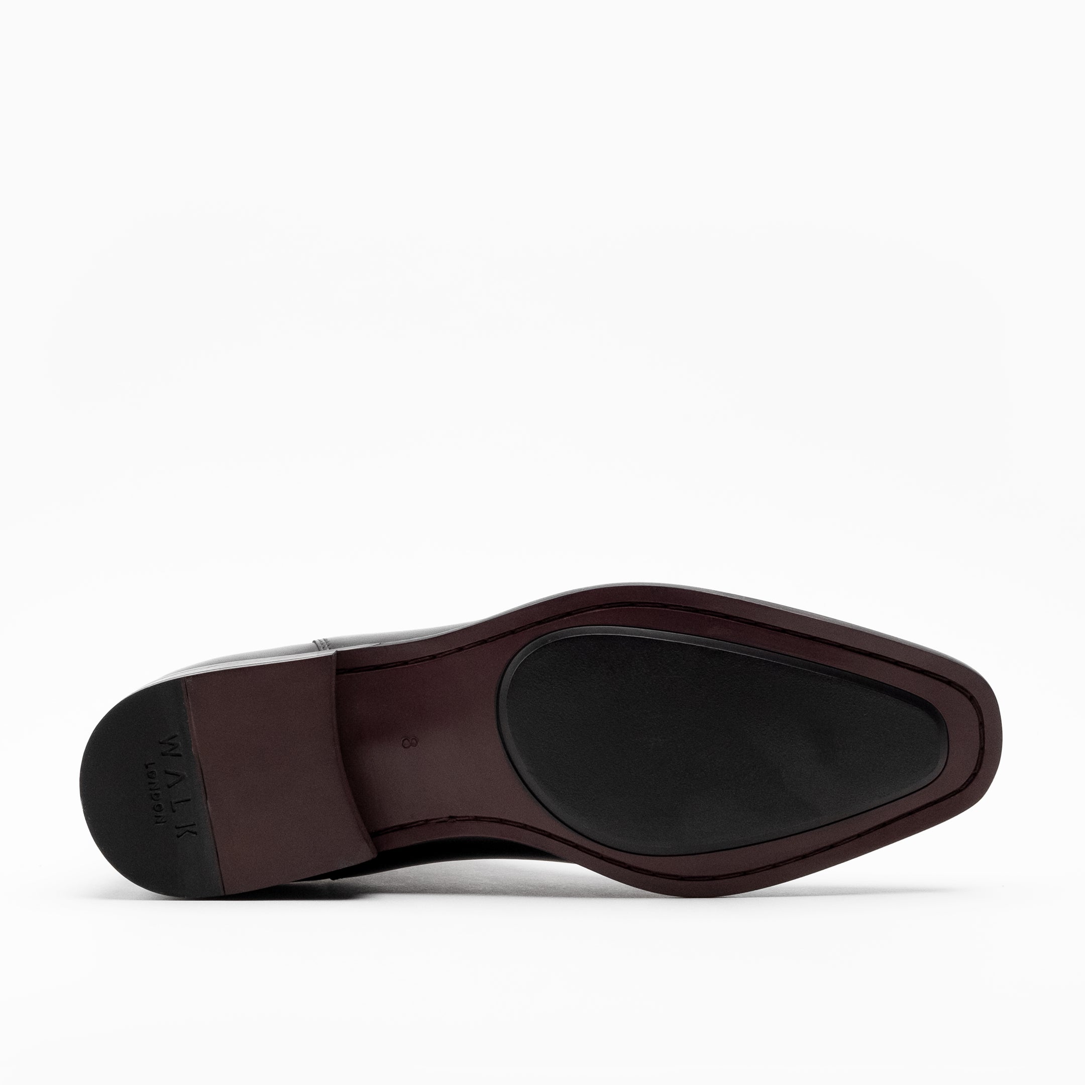 Walk London Mens City Chelsea Boot in Black Leather