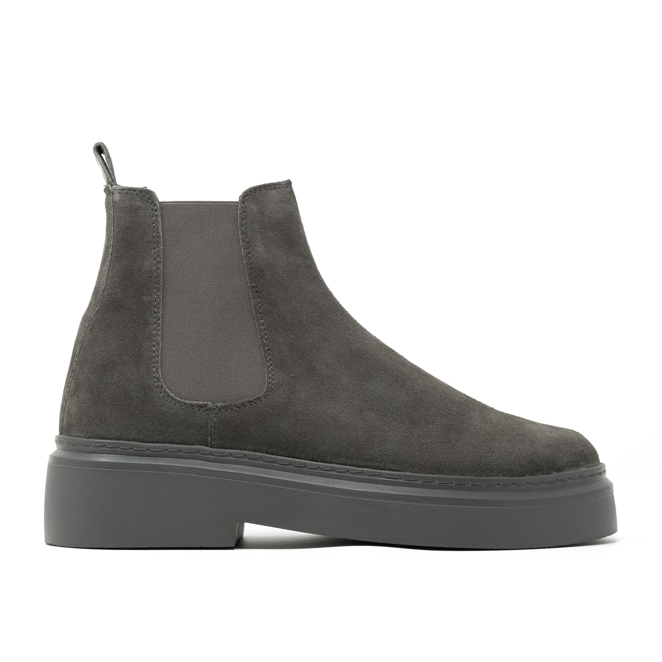Walk London Club Chelsea Boot in Grey Nubuck