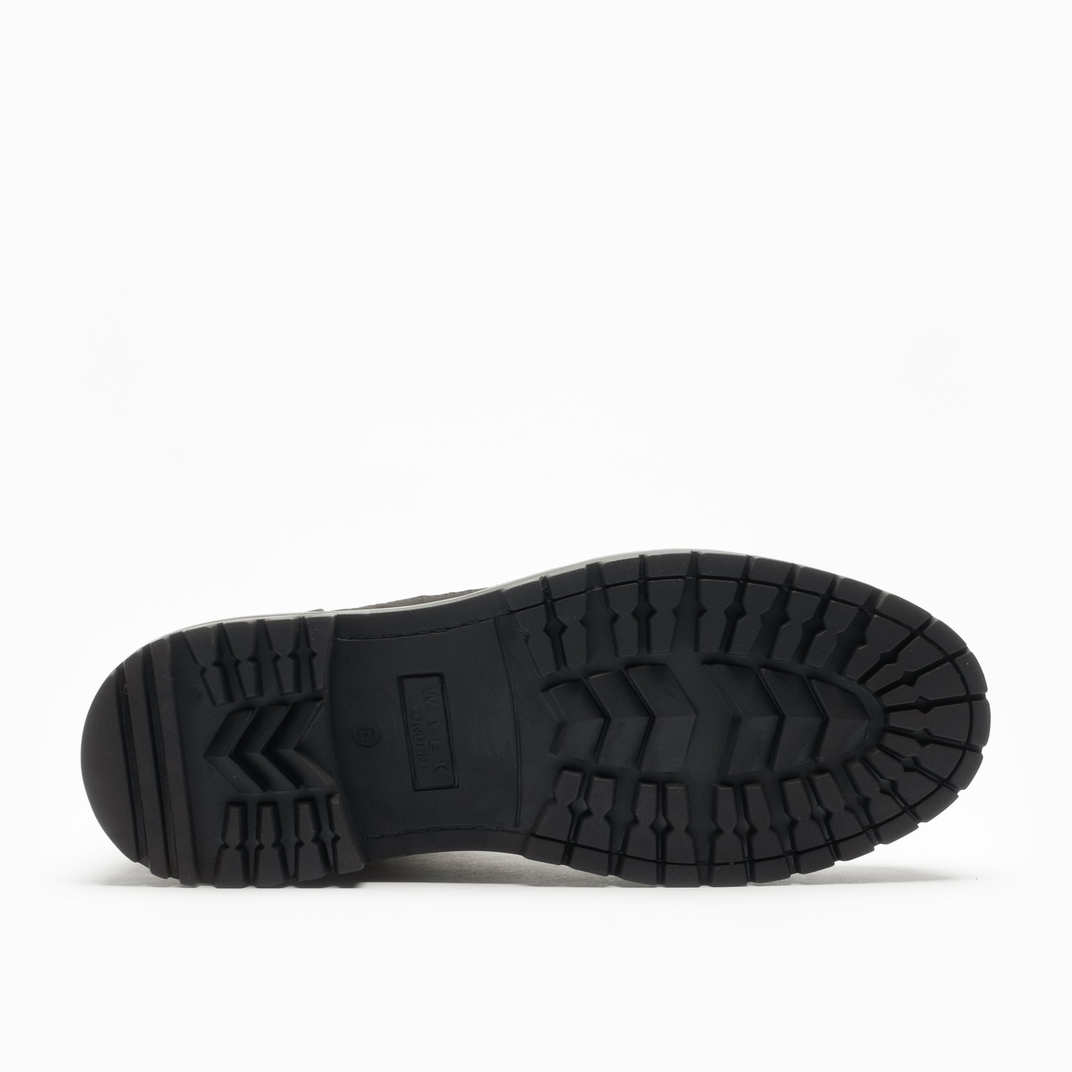 Walk London Mens Element Hiking Boot in Black Suede
