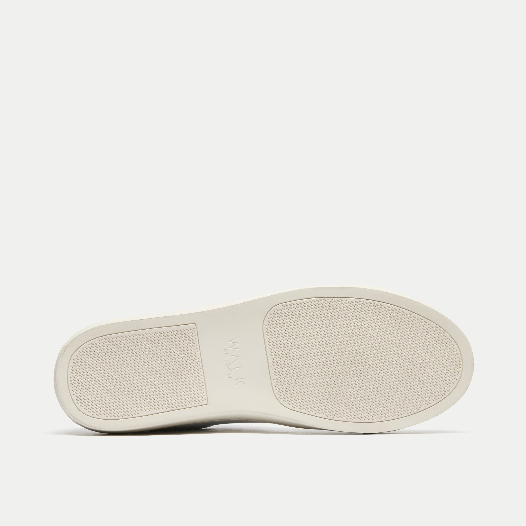 Walk London Mens Harrison Sneaker in White Leather