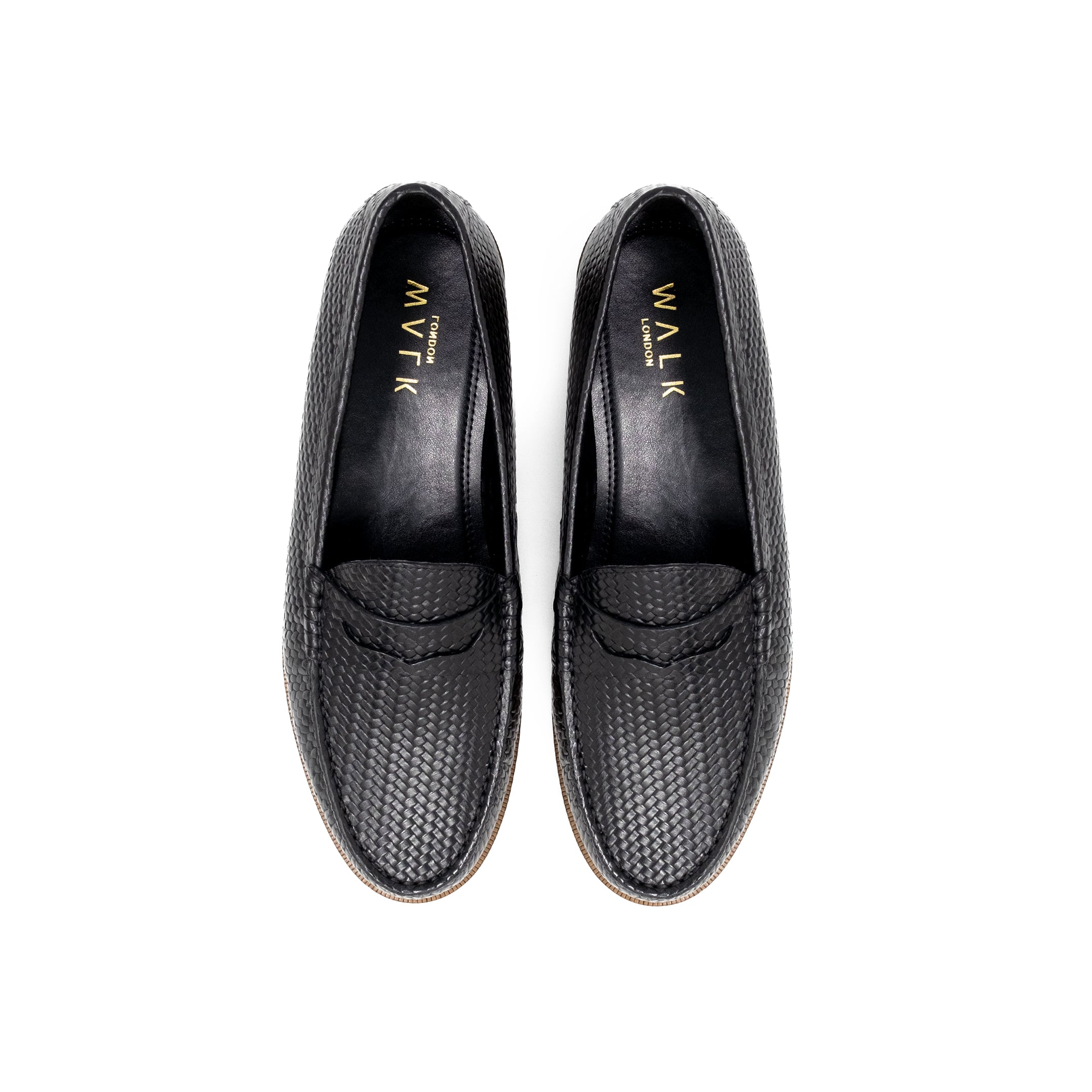 Birdseye View of the Walk London Riva Weave Loafer