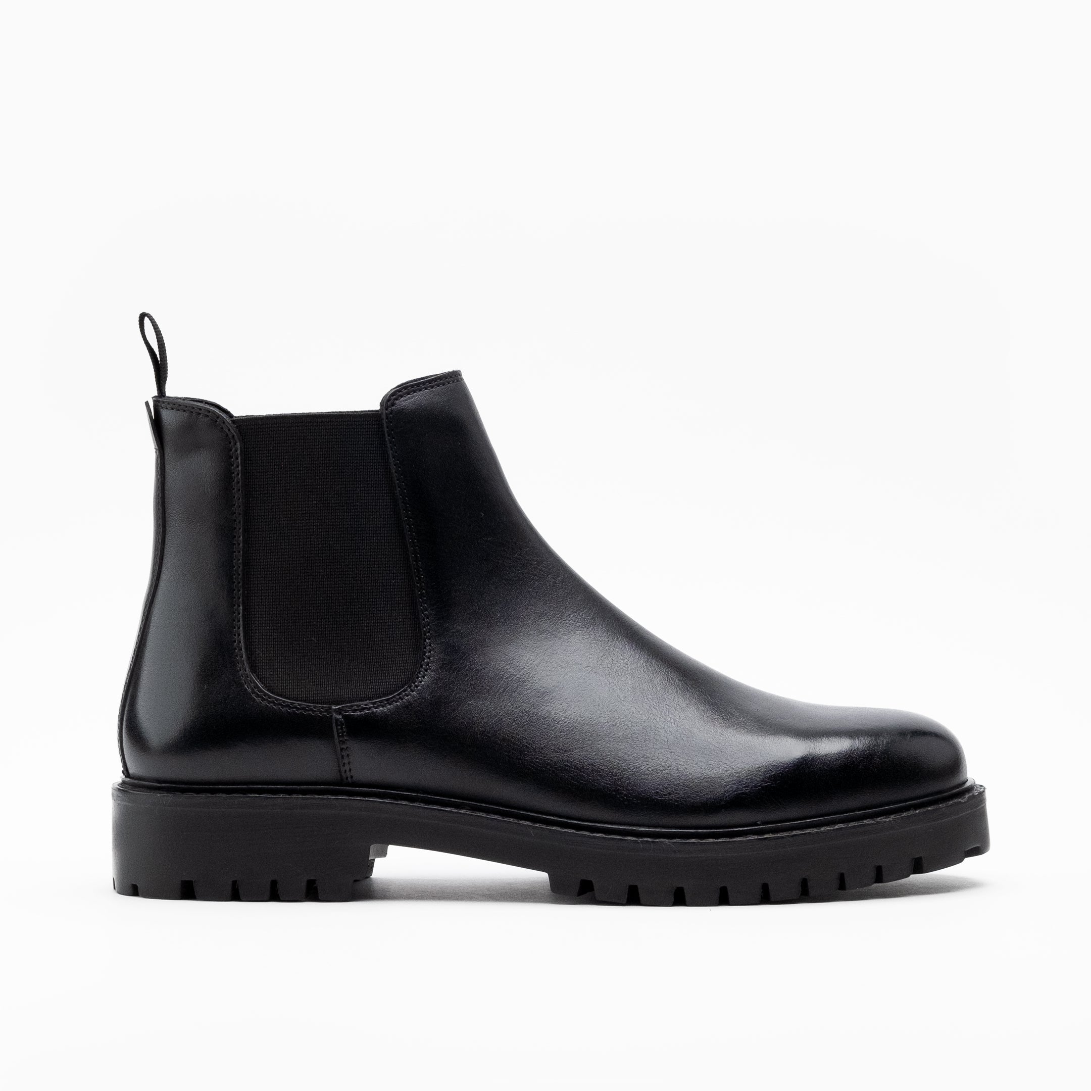 WALK London Sean Chelsea Boot Black Leather