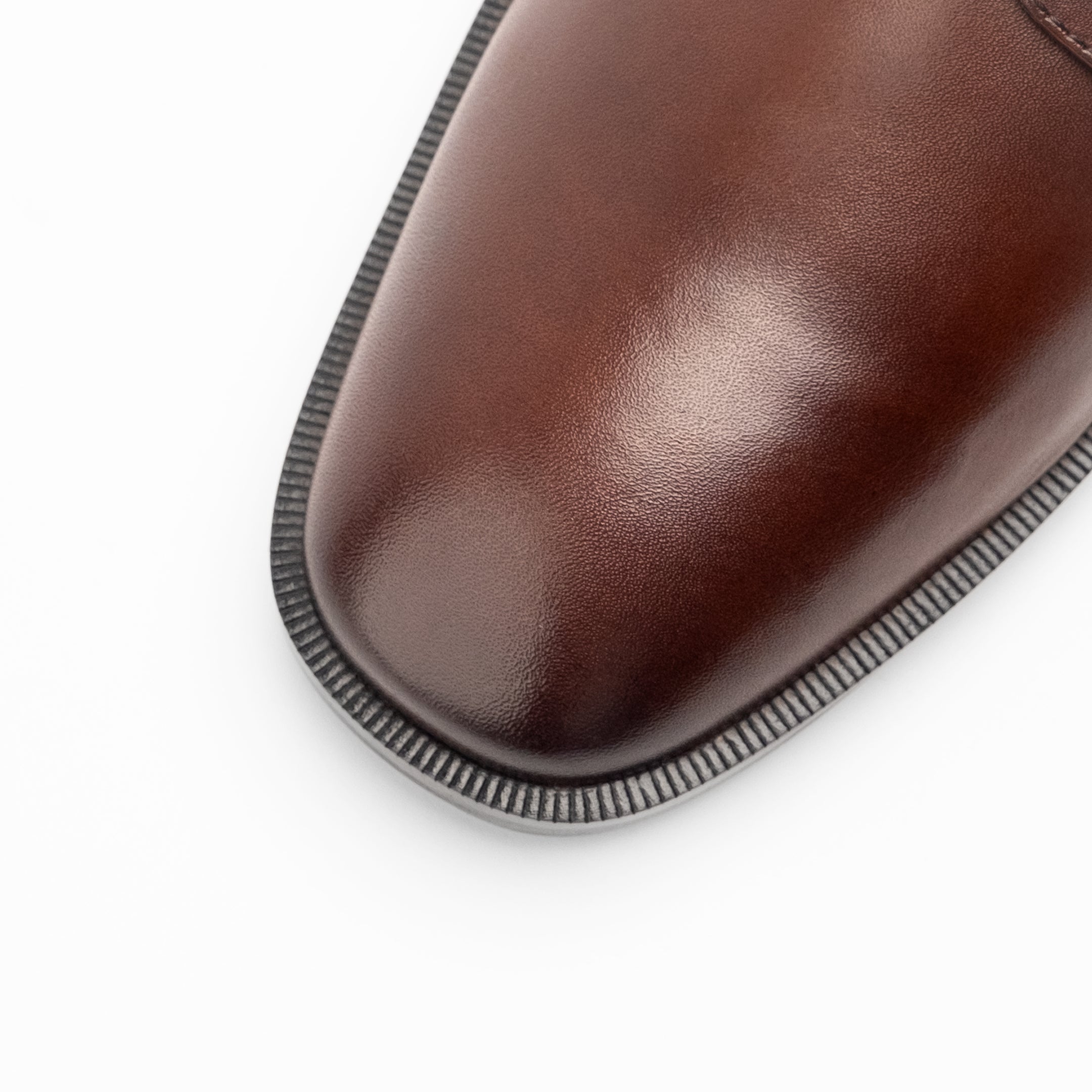 Walk London Alex Derby Shoe - Brown Leather