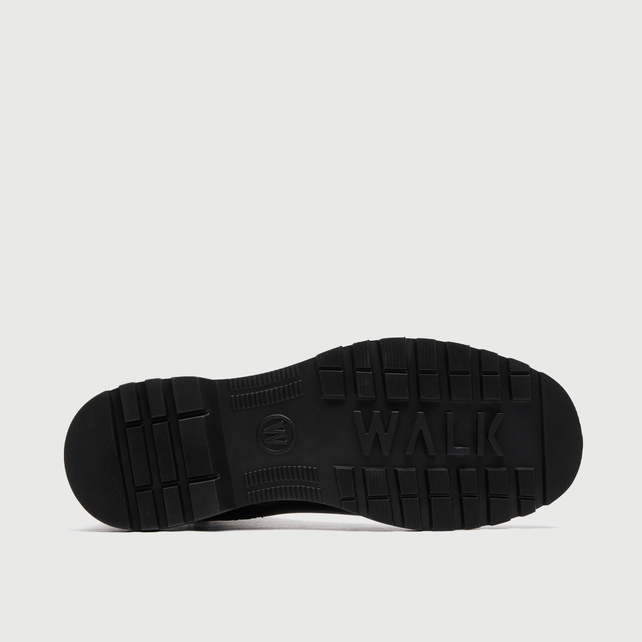WALK London Mens Milano Inside Zip Boot in Black Leather