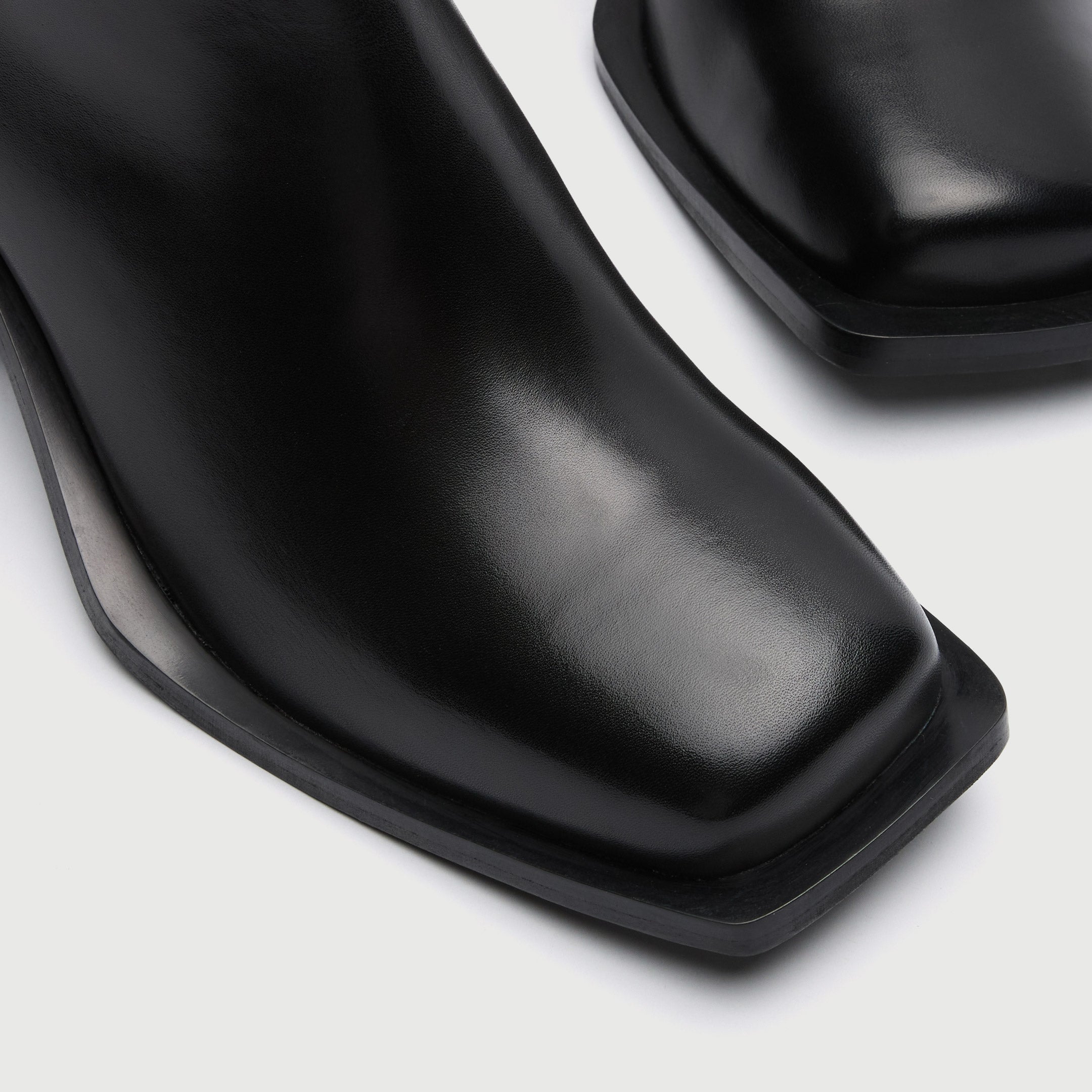WALK London Mens Nola Inside Zip Boot in Black Leather