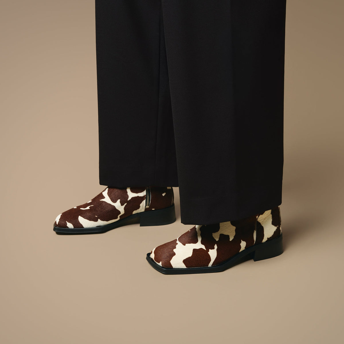 Abbey Zip Up Cuban Heel Boot