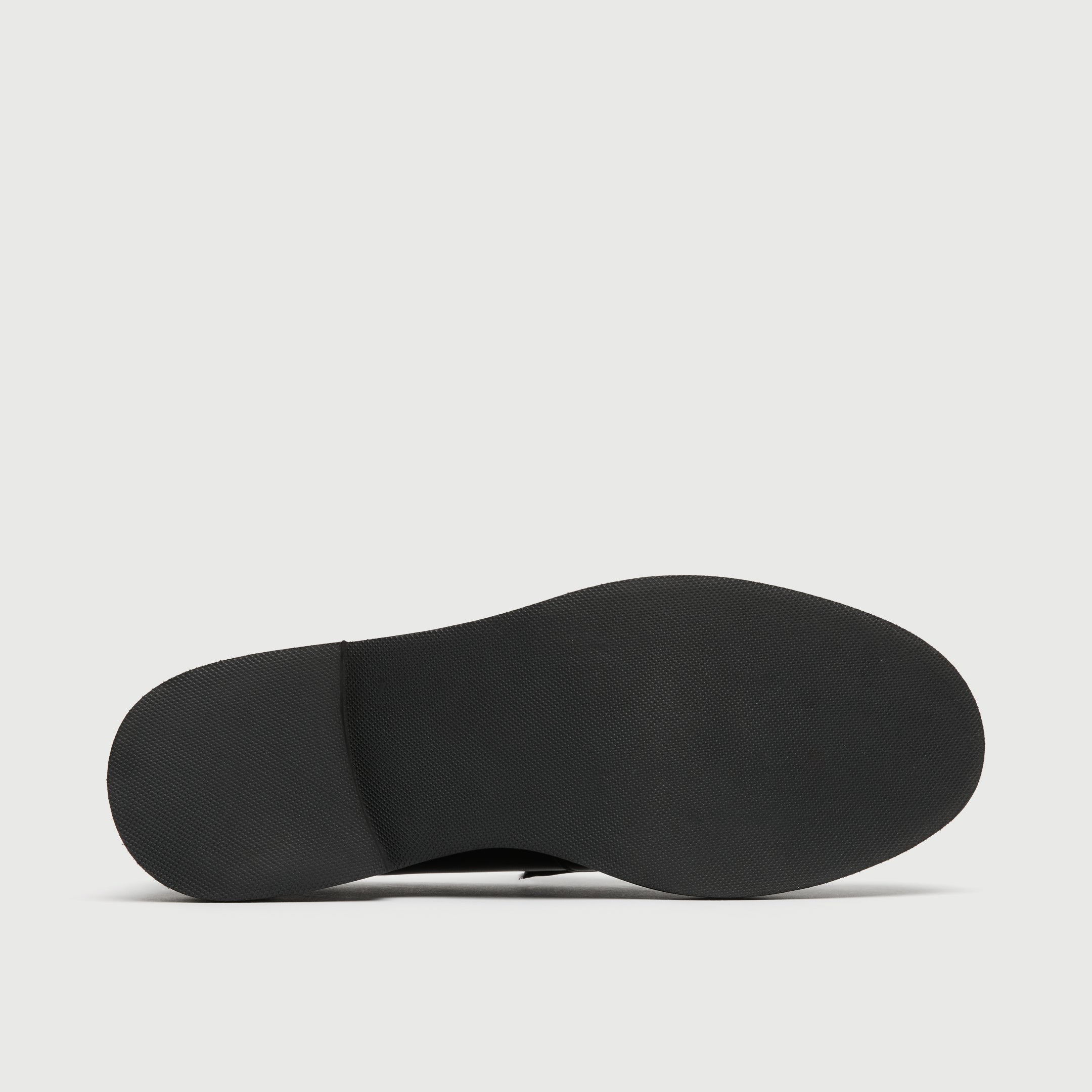 Walk London Mens Brooklyn Penny Loafer in Black Leather