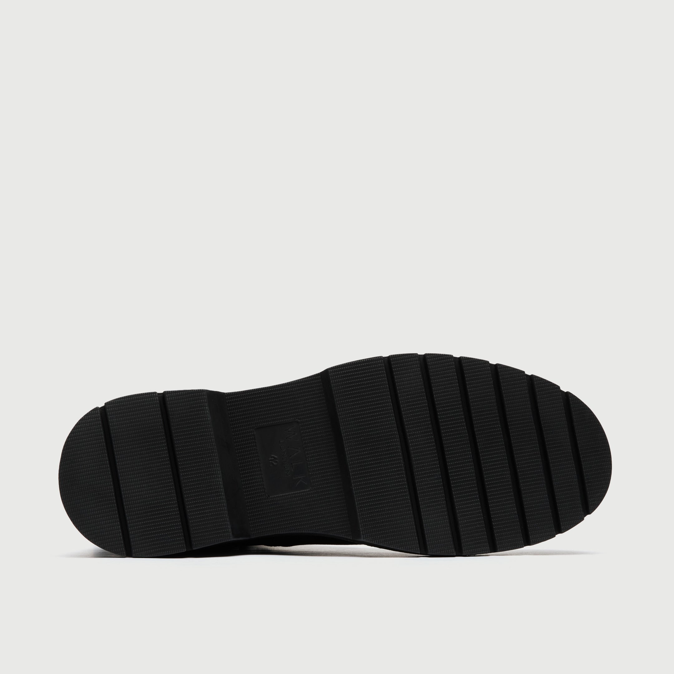WALK London Men's Callum Chelsea Boot in Black Suede