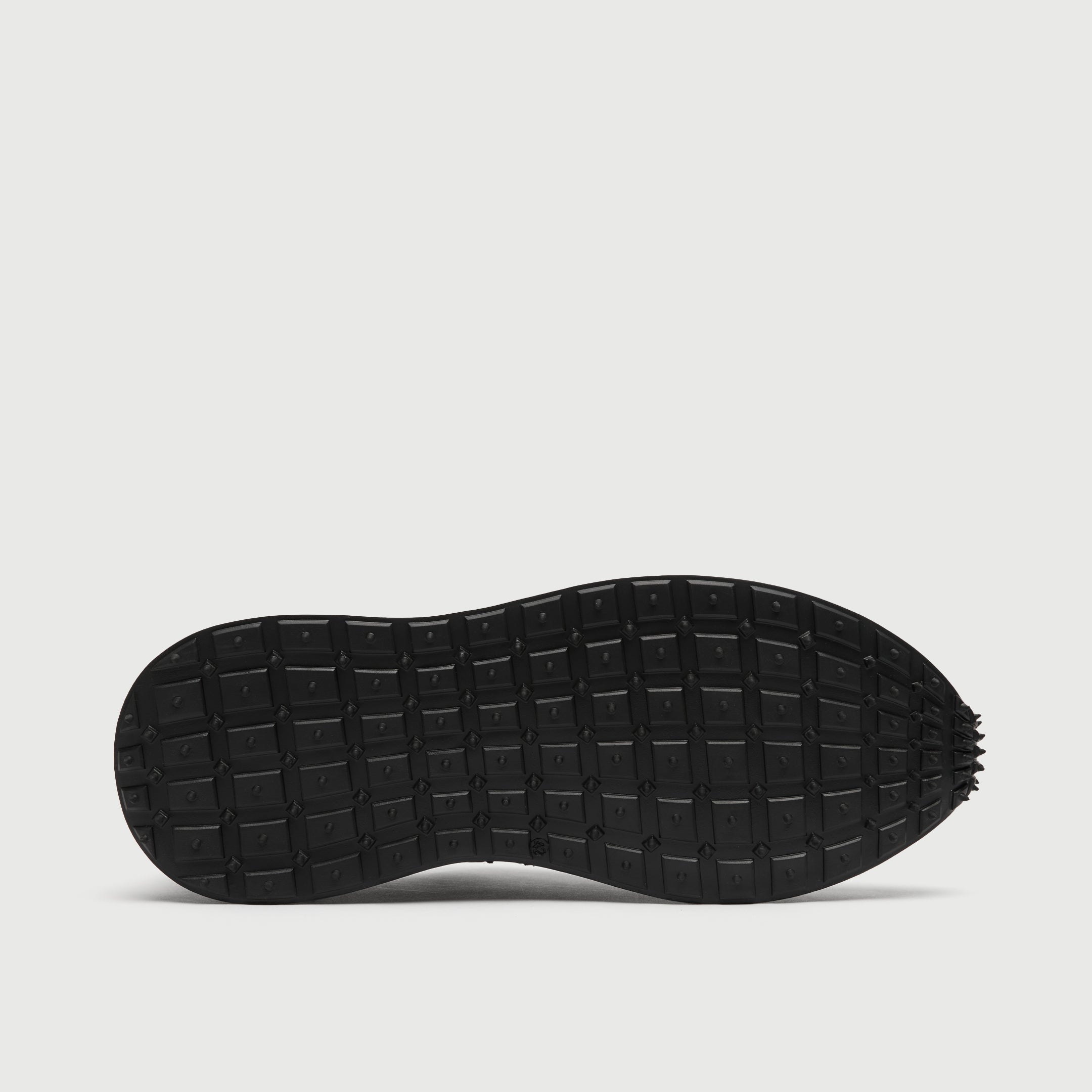 Walk London Chiswick Lace Trainer black sole view