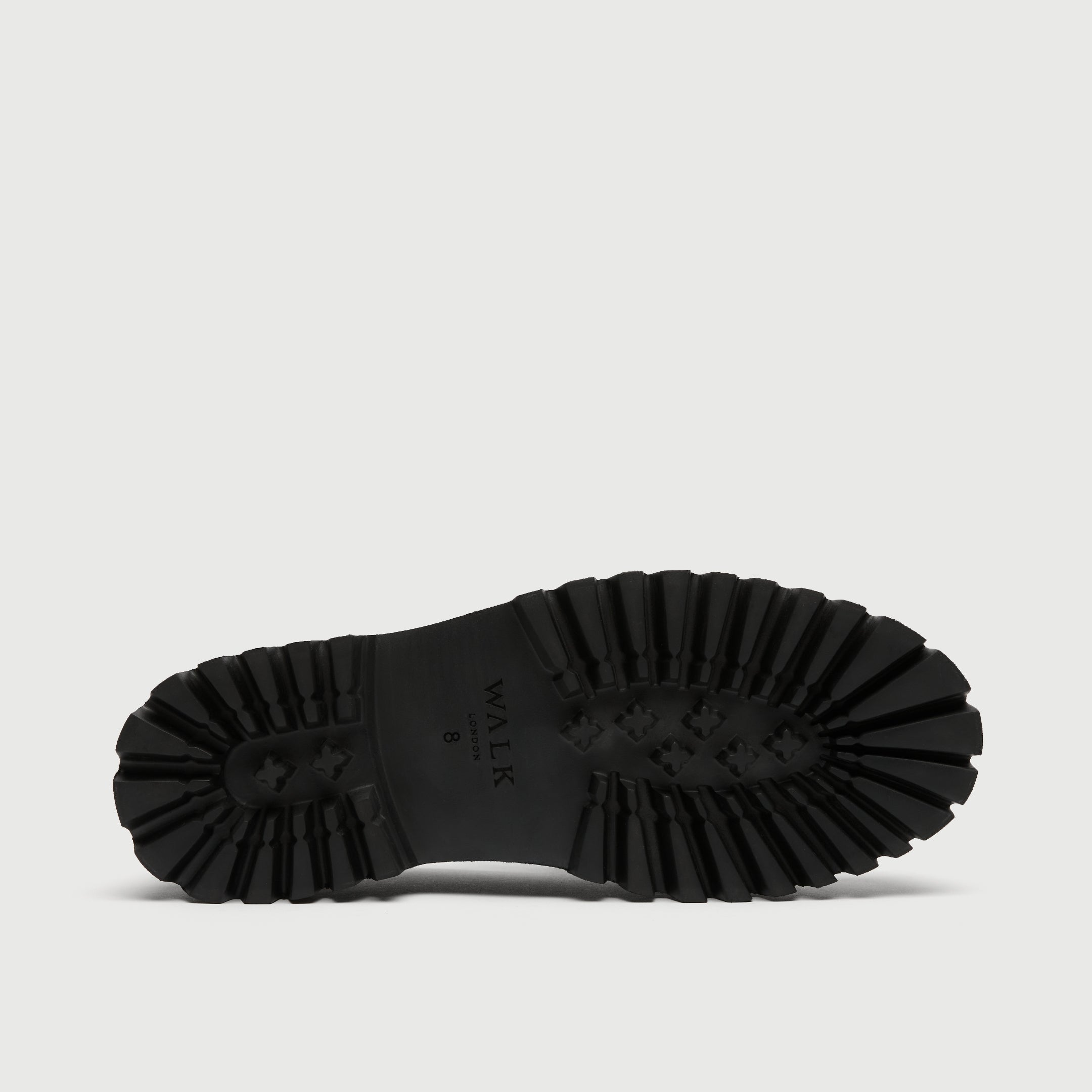 Walk London Hopper tassel loafer in black leather