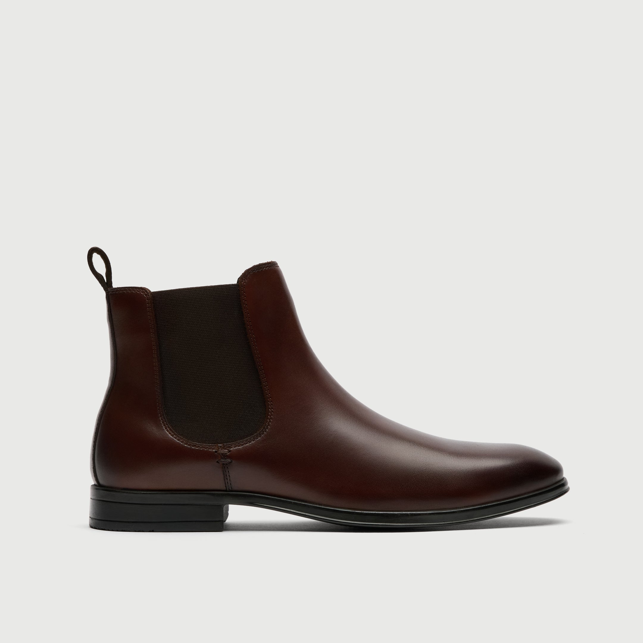 Walk London Oscar Chelsea Boot in Brown Leather 