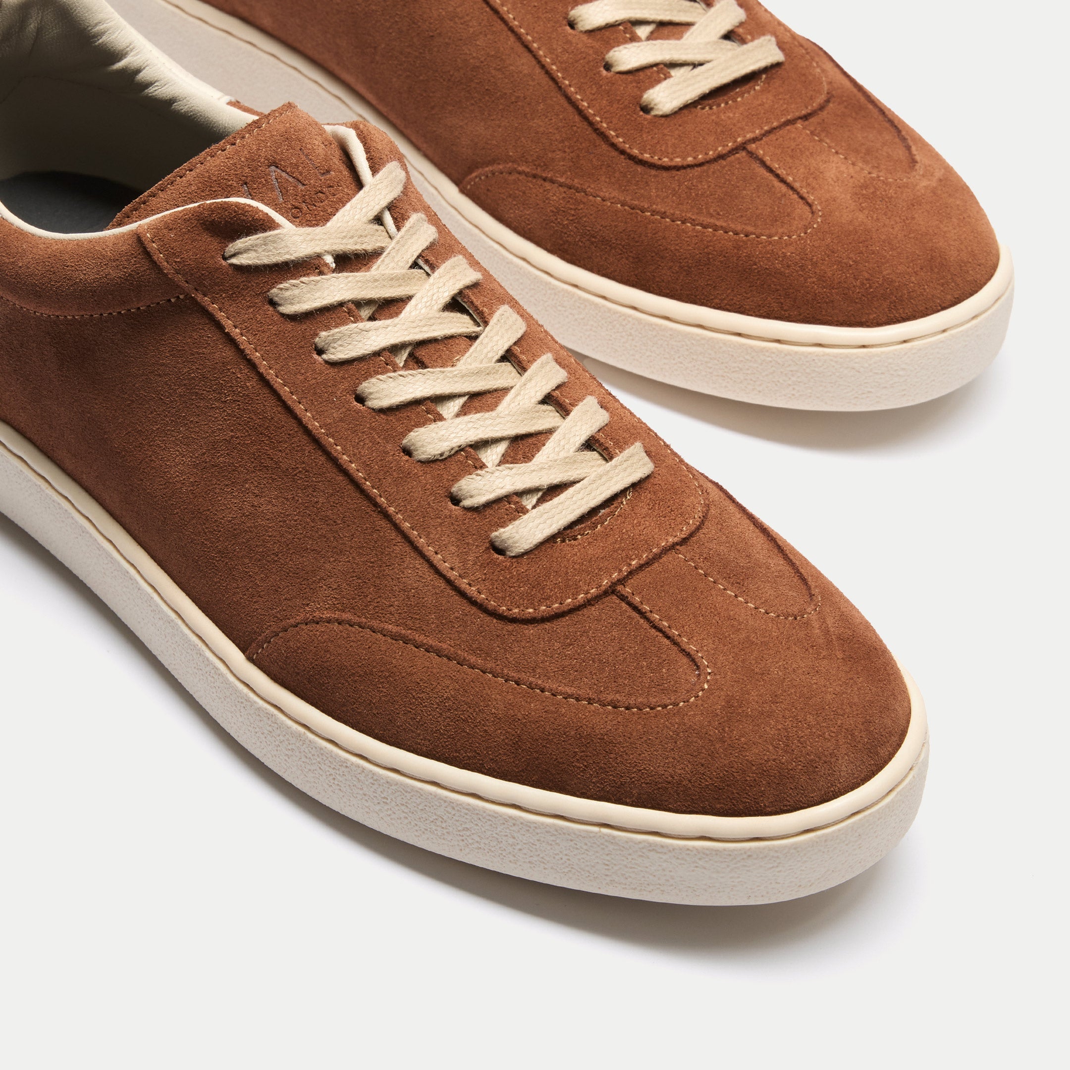 Mens Porto Trainer in Tan Suede | Walk London