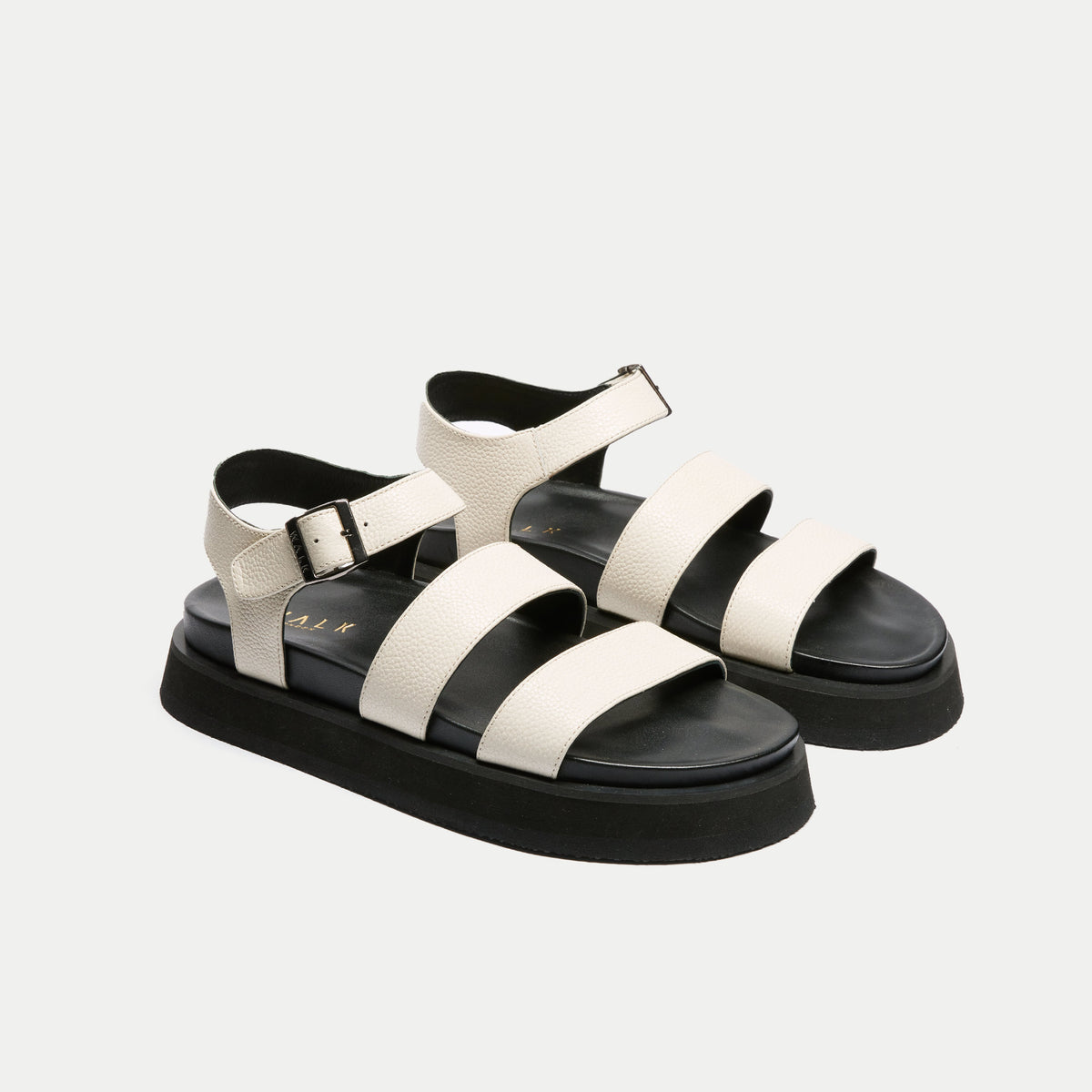 Walk the Walk Strappy Sandal in Black