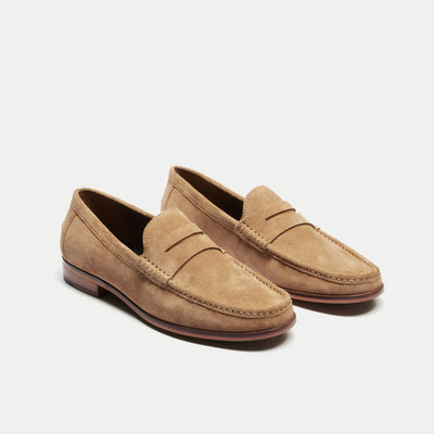 Tino Saddle Loafer UK 6 Tan