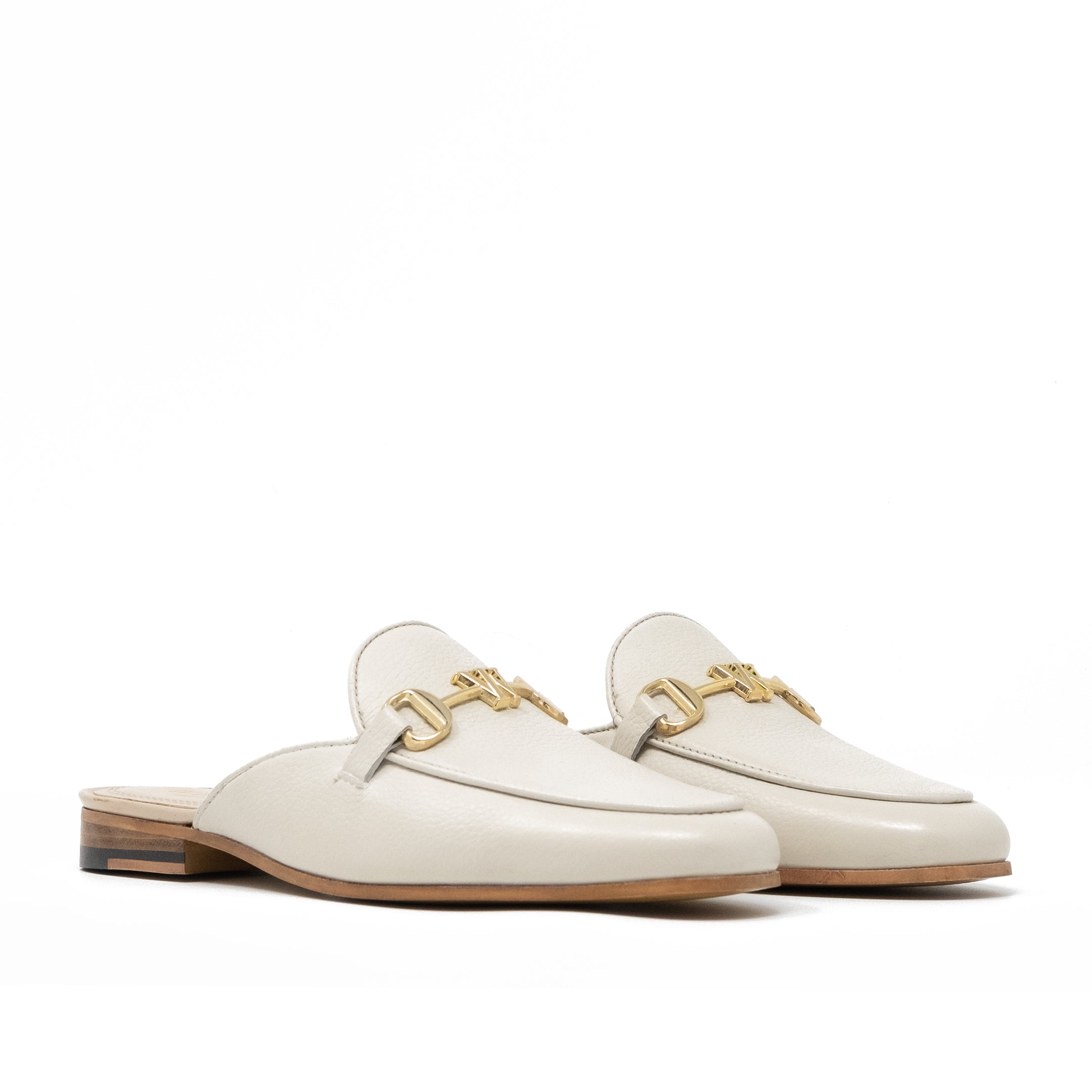 Bella Trim Mule Loafer - Off White