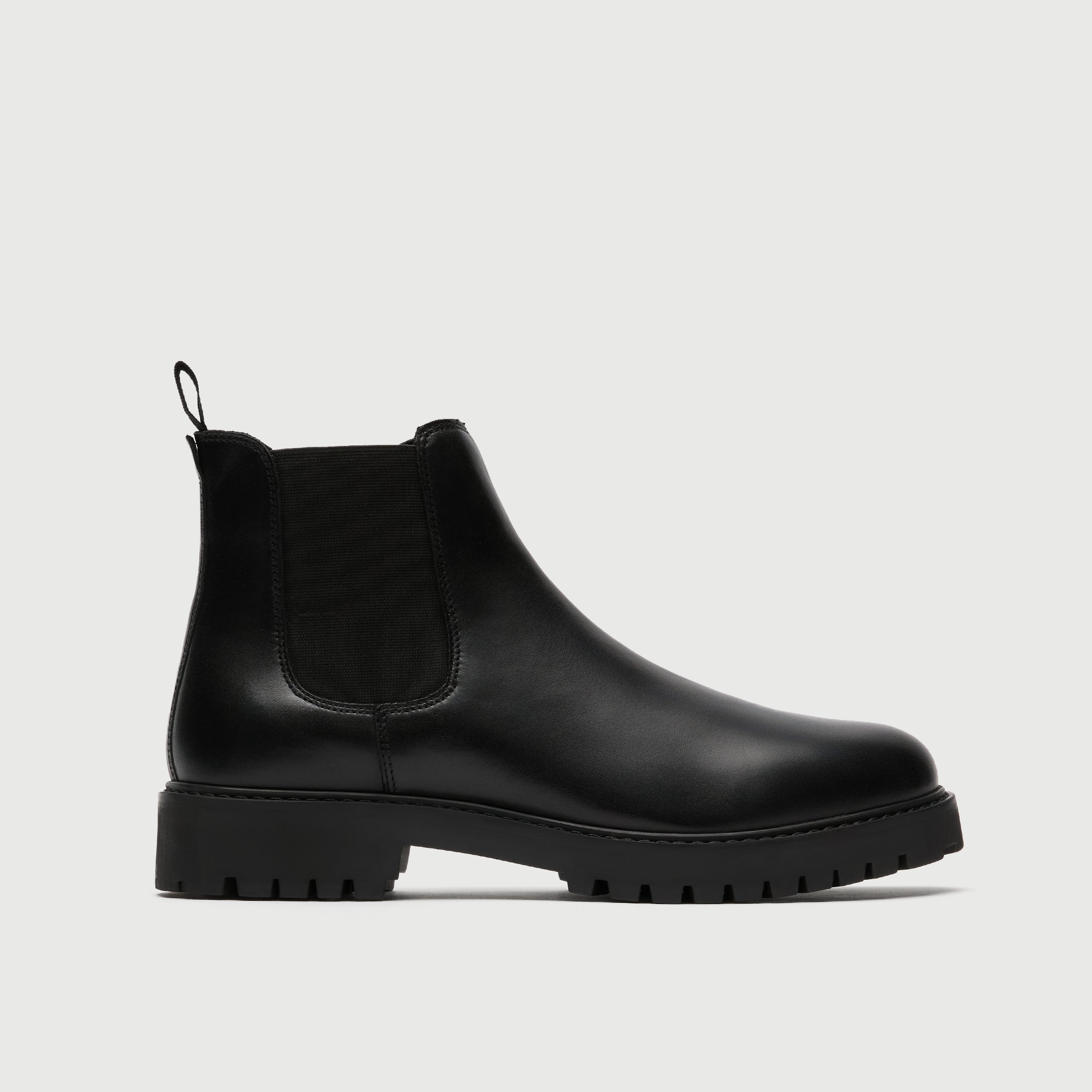 Walk London Sean Chelsea boot in black leather